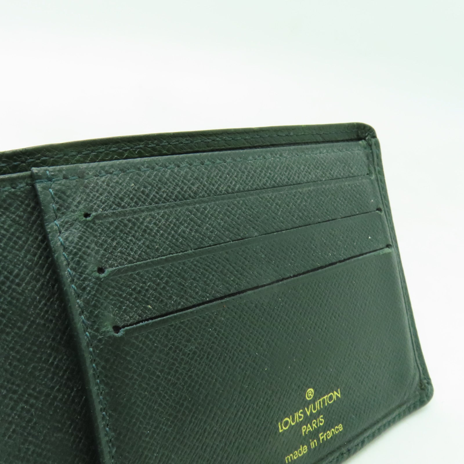 LOUIS VUITTON 【激減優惠】Taiga Portovier Cult Wallet錢包綠色