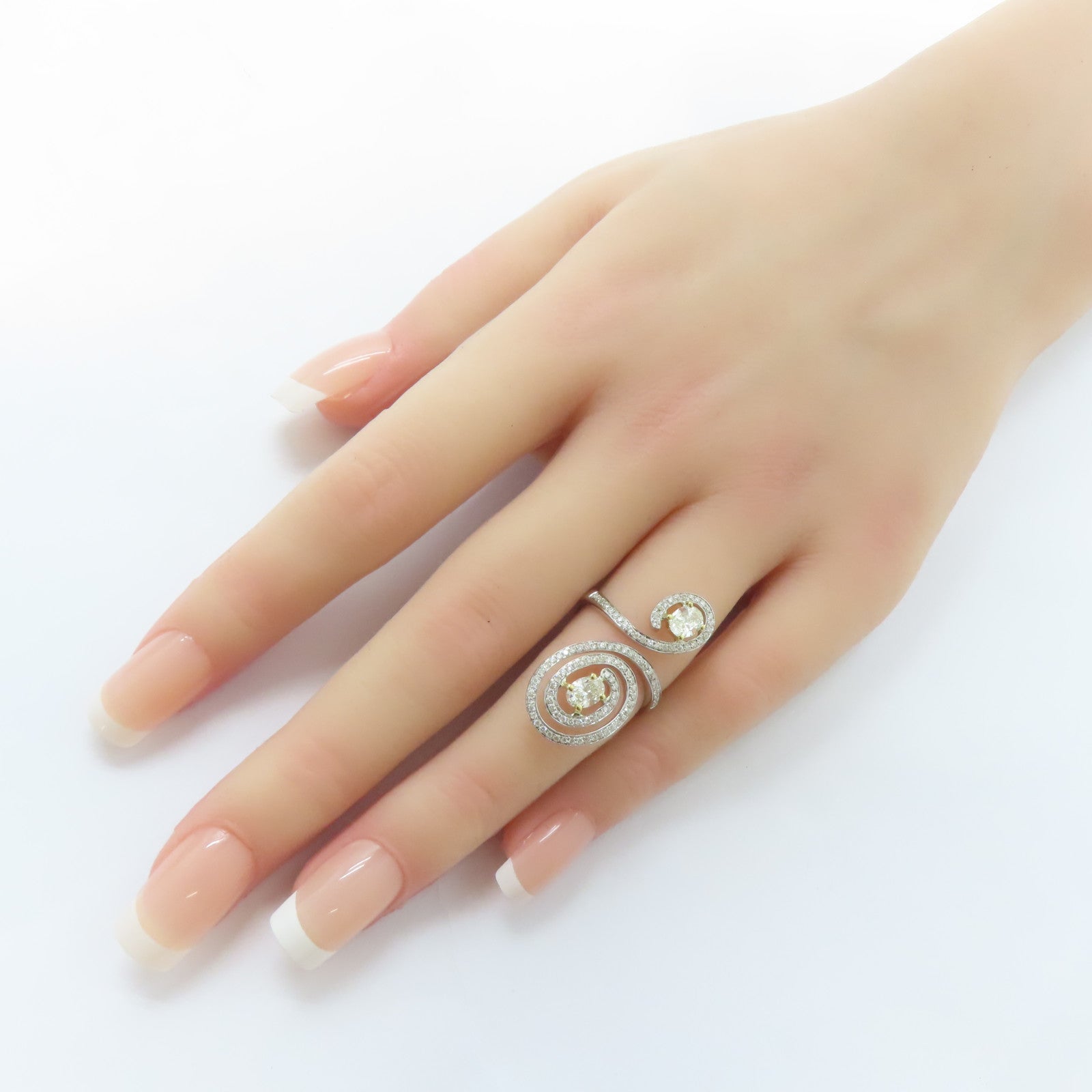 JEWELRY 【激減優惠】18K白金Diamond Ring 0.318ct鑽石/0.3ct鑽石戒指US#6