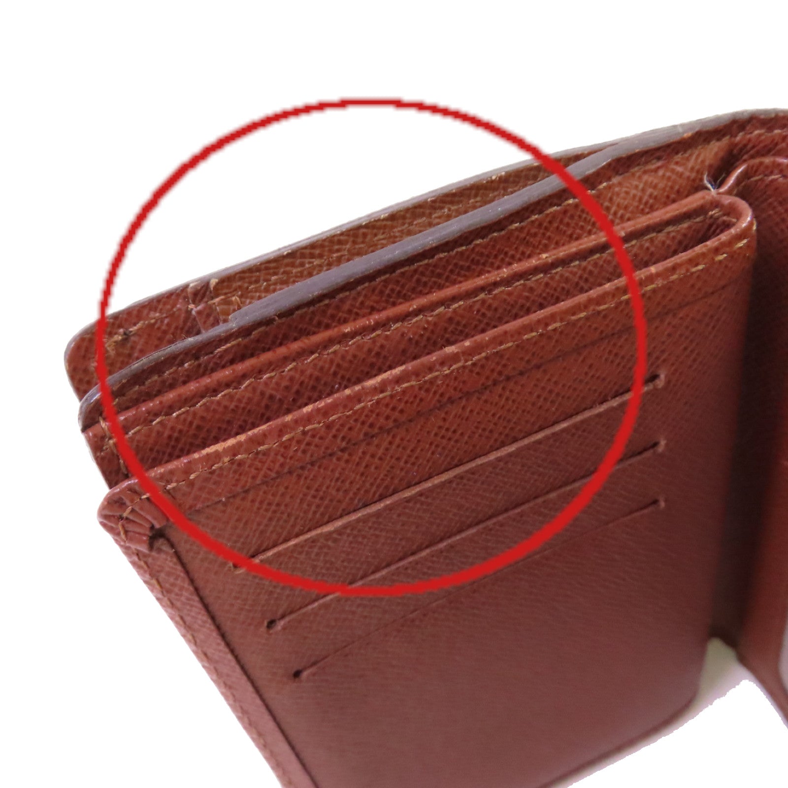 LOUIS VUITTON Monogram Joey Short Wallet金扣短錢包啡色