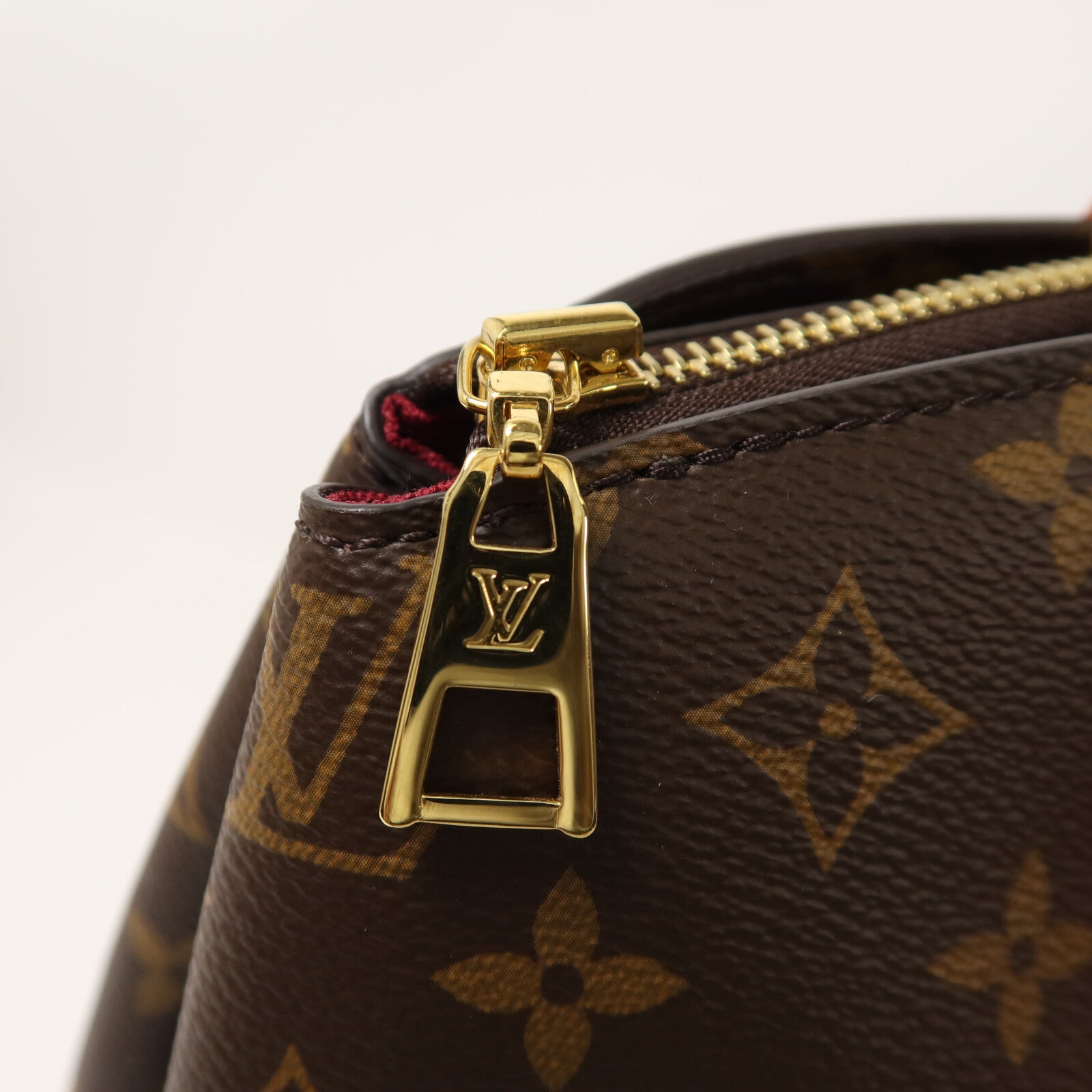 LOUIS VUITTON Monogram Petit Palais手挽肩背兩用袋棕色