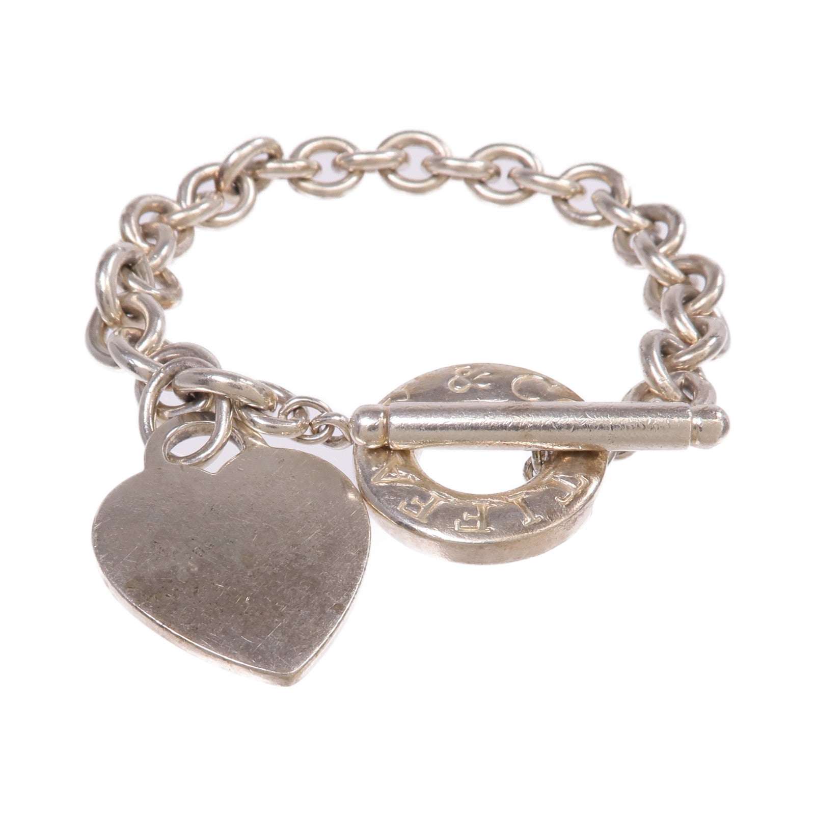 TIFFANY＆CO 925純銀Return To Heart Tag Bracelet手鏈