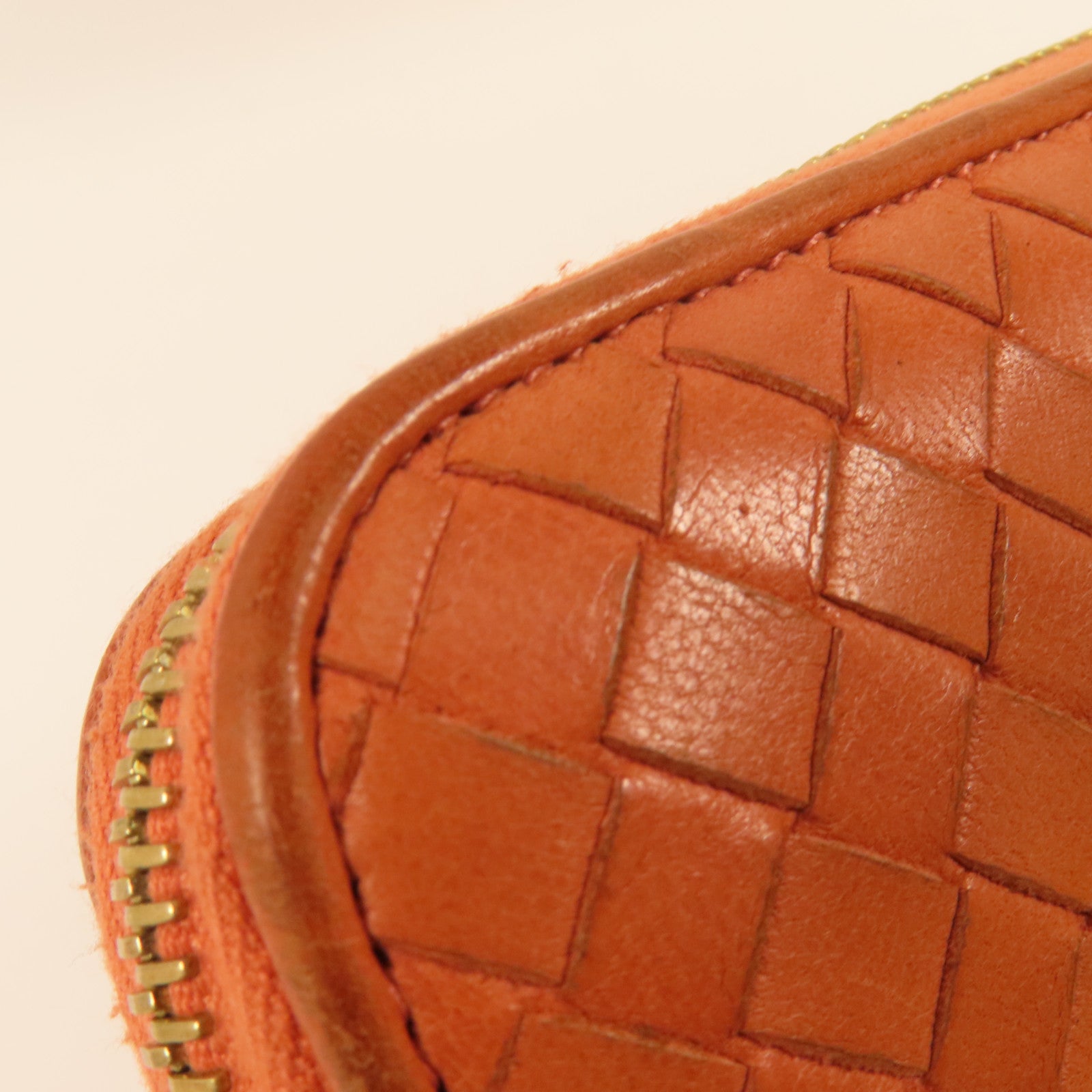 BOTTEGA VENETA 織紋皮革Long Wallet金扣長錢包