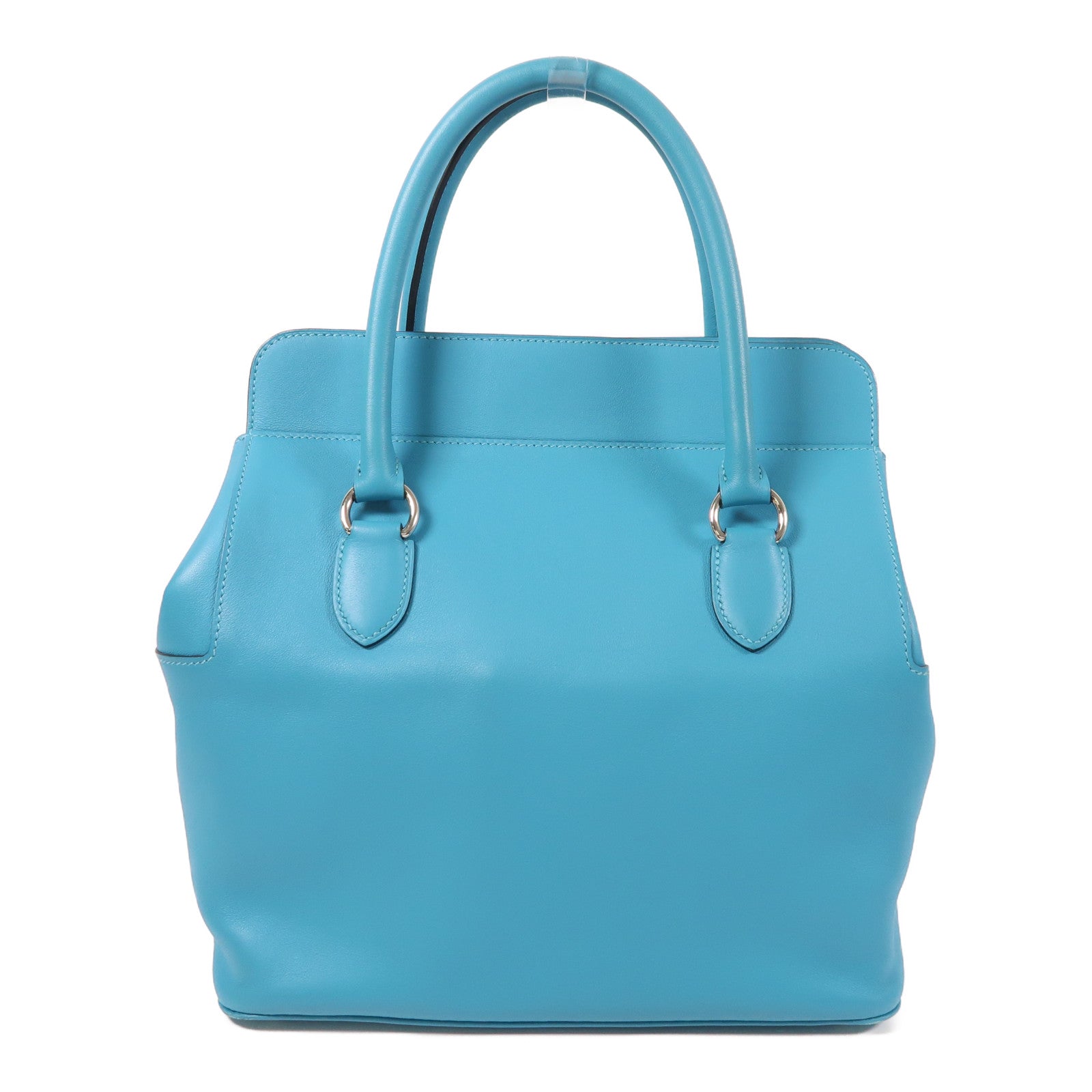 HERMES Swift皮革Toolbox 26銀扣手挽肩背兩用袋