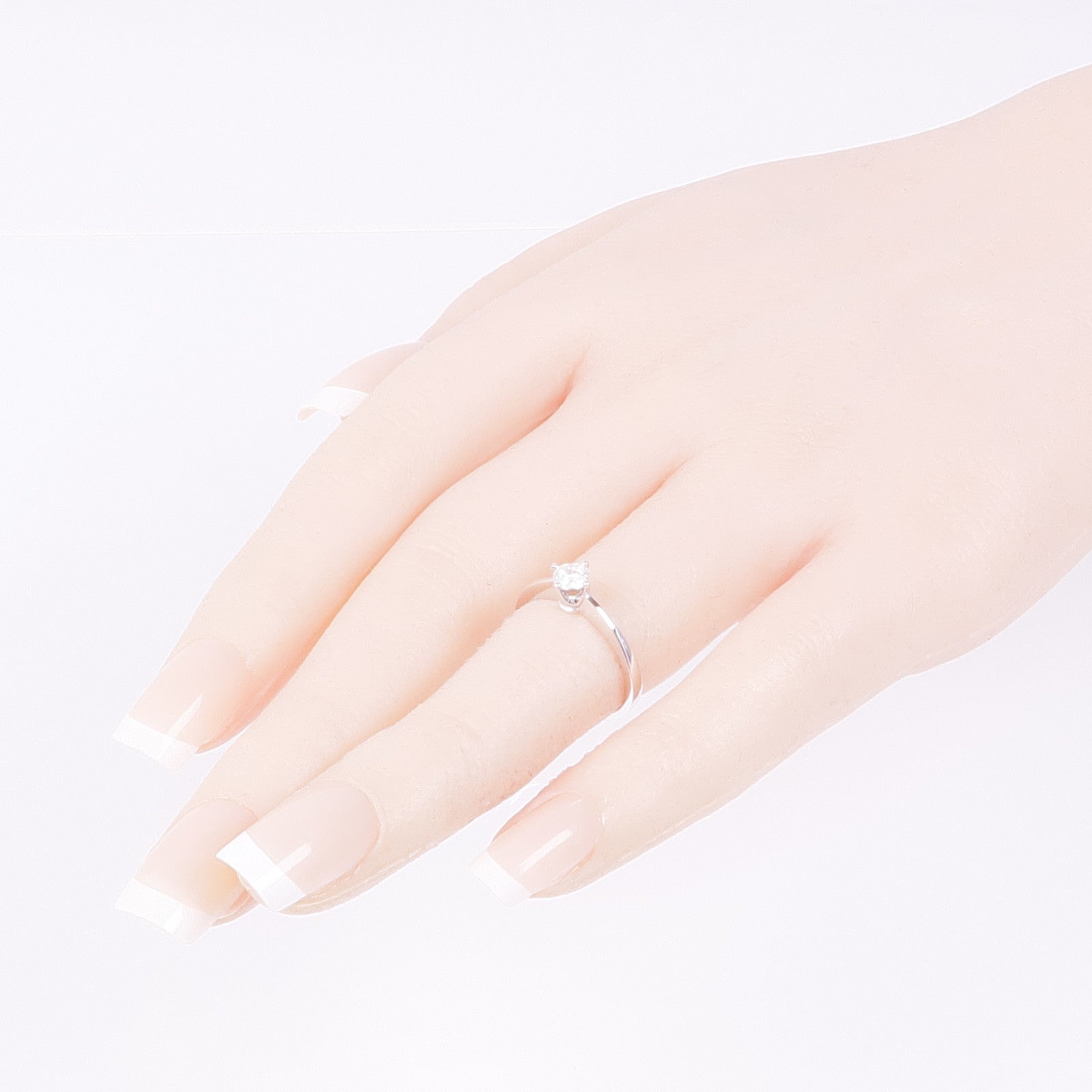 JEWELRY 18K白金Diamond Ring鑽石戒指US#4.45