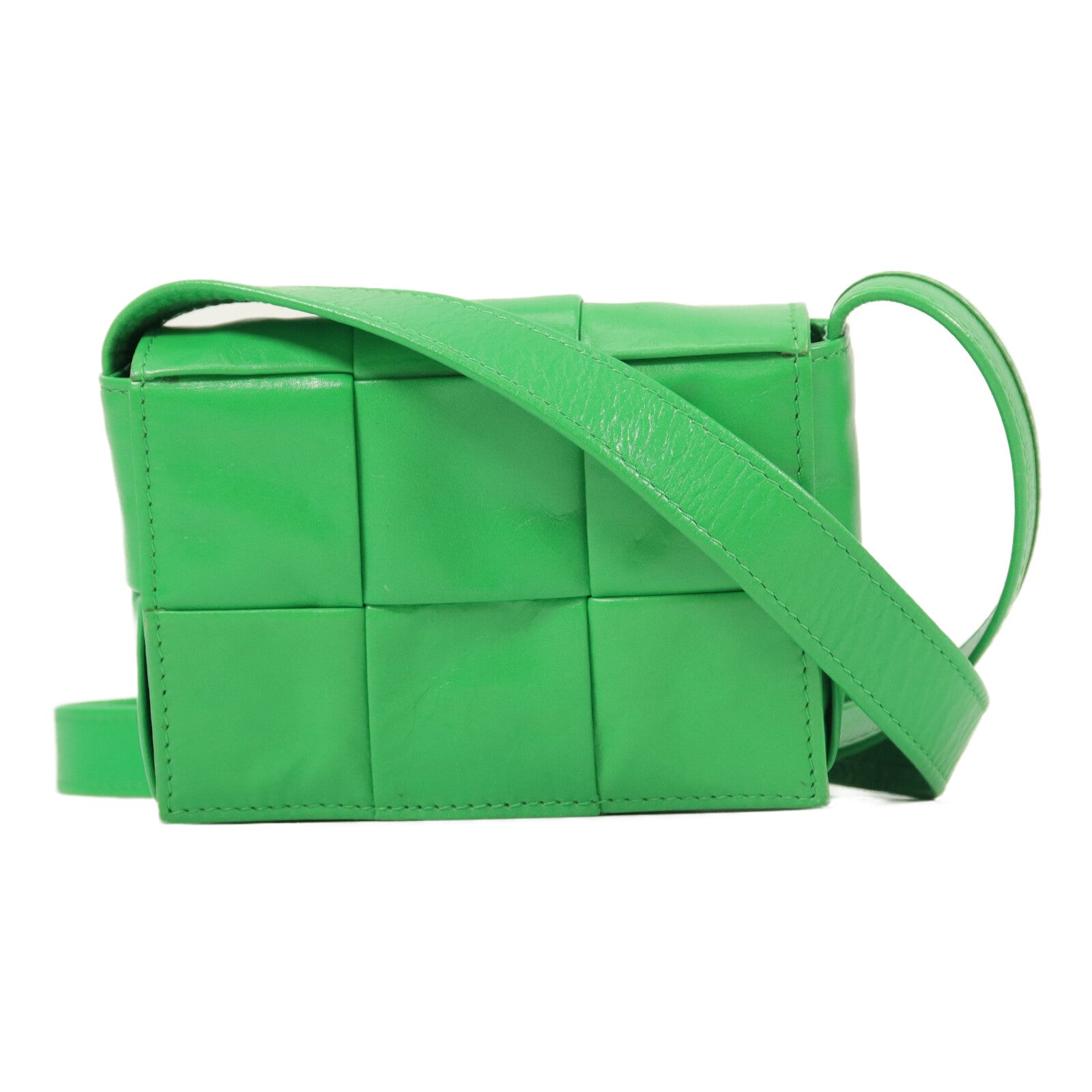 BOTTEGA VENETA 羊皮皮革Cassette Mini肩背袋