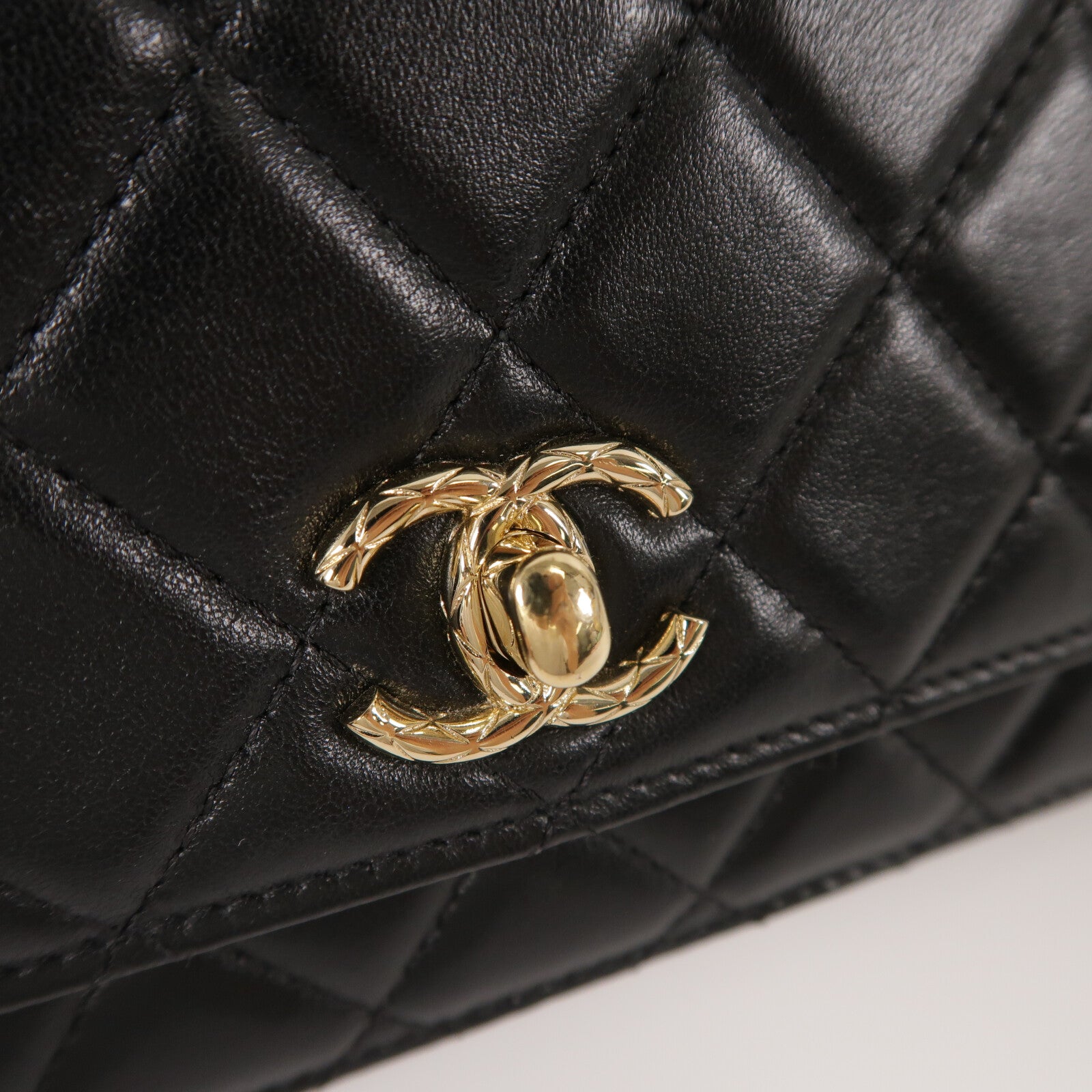 CHANEL 羊皮皮革Trendy CC鏈帶肩背袋