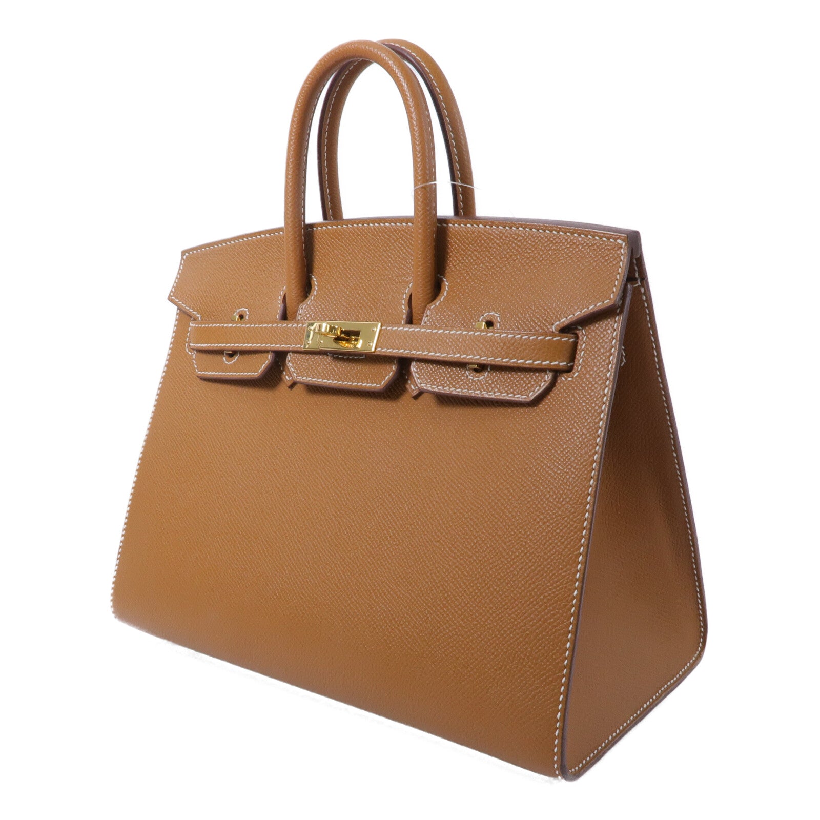 HERMES Epsom皮革Birkin 25手挽袋Gold