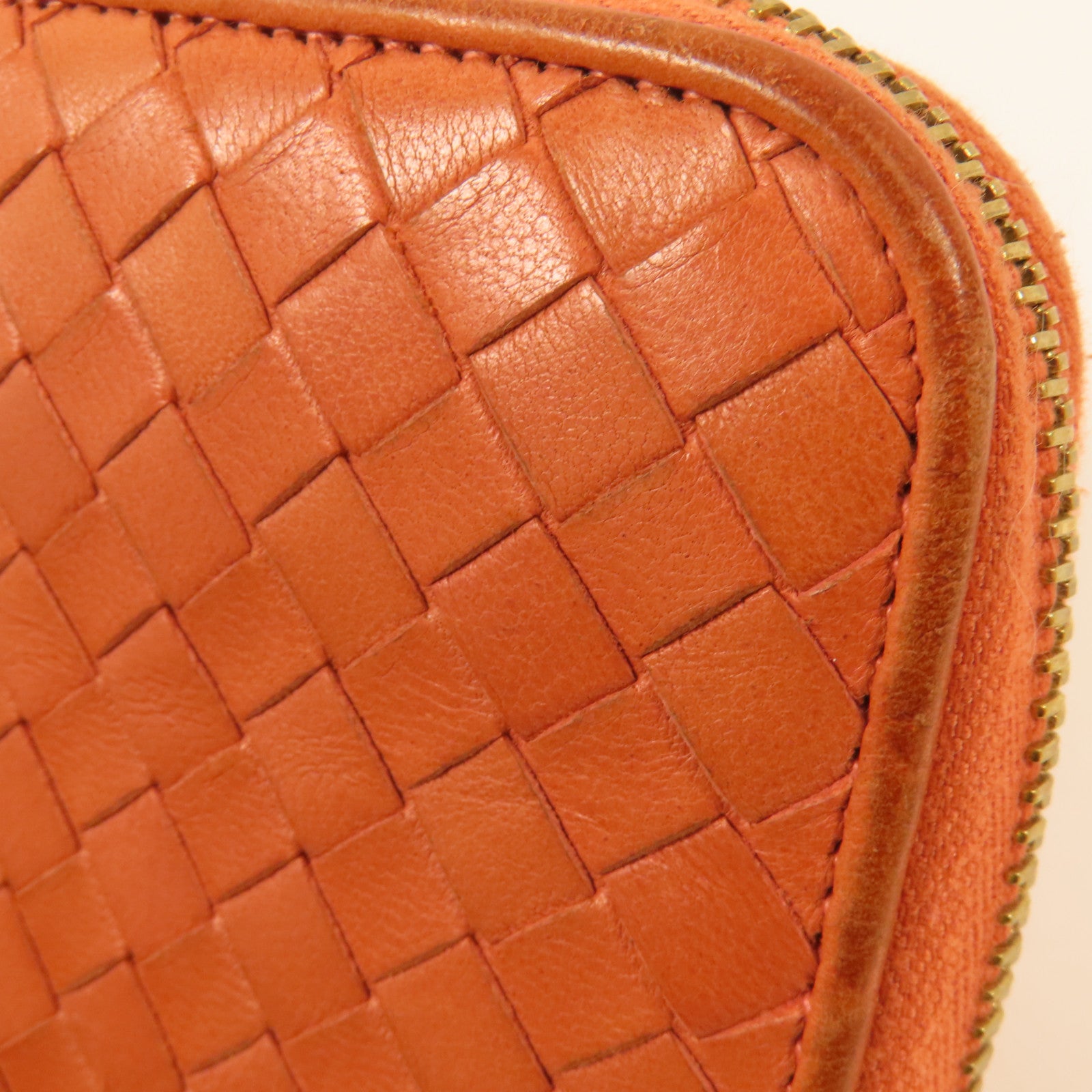 BOTTEGA VENETA 織紋皮革Long Wallet金扣長錢包