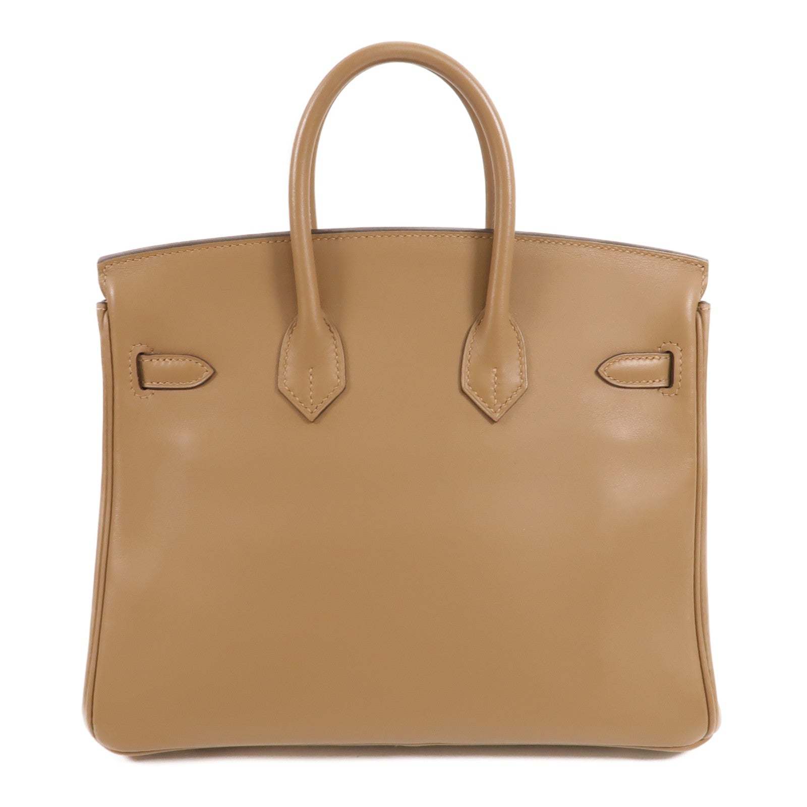 HERMES Jonathan皮革Birkin 25手挽袋Beige De Weimar