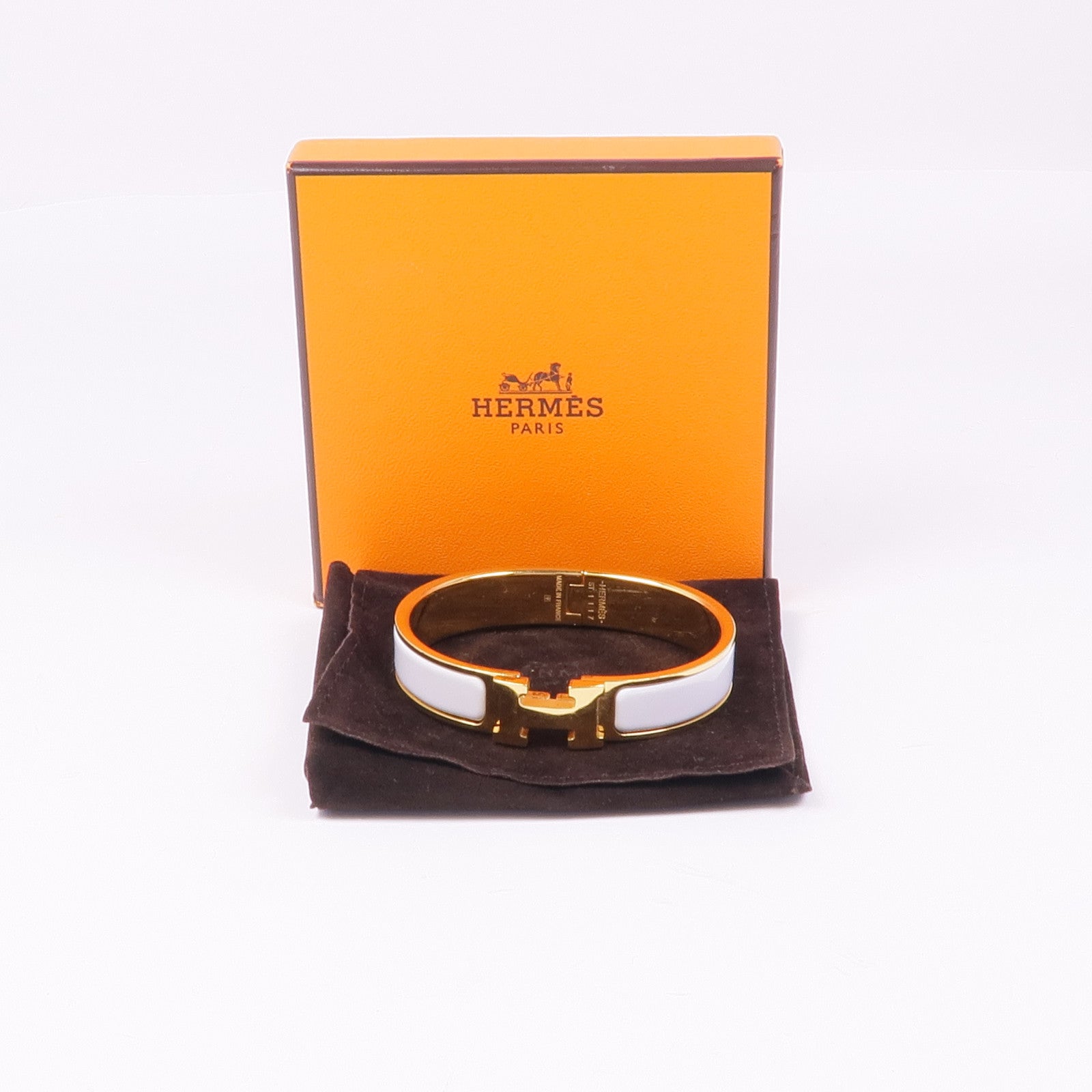 HERMES 金屬/琺瑯Clic H手鐲