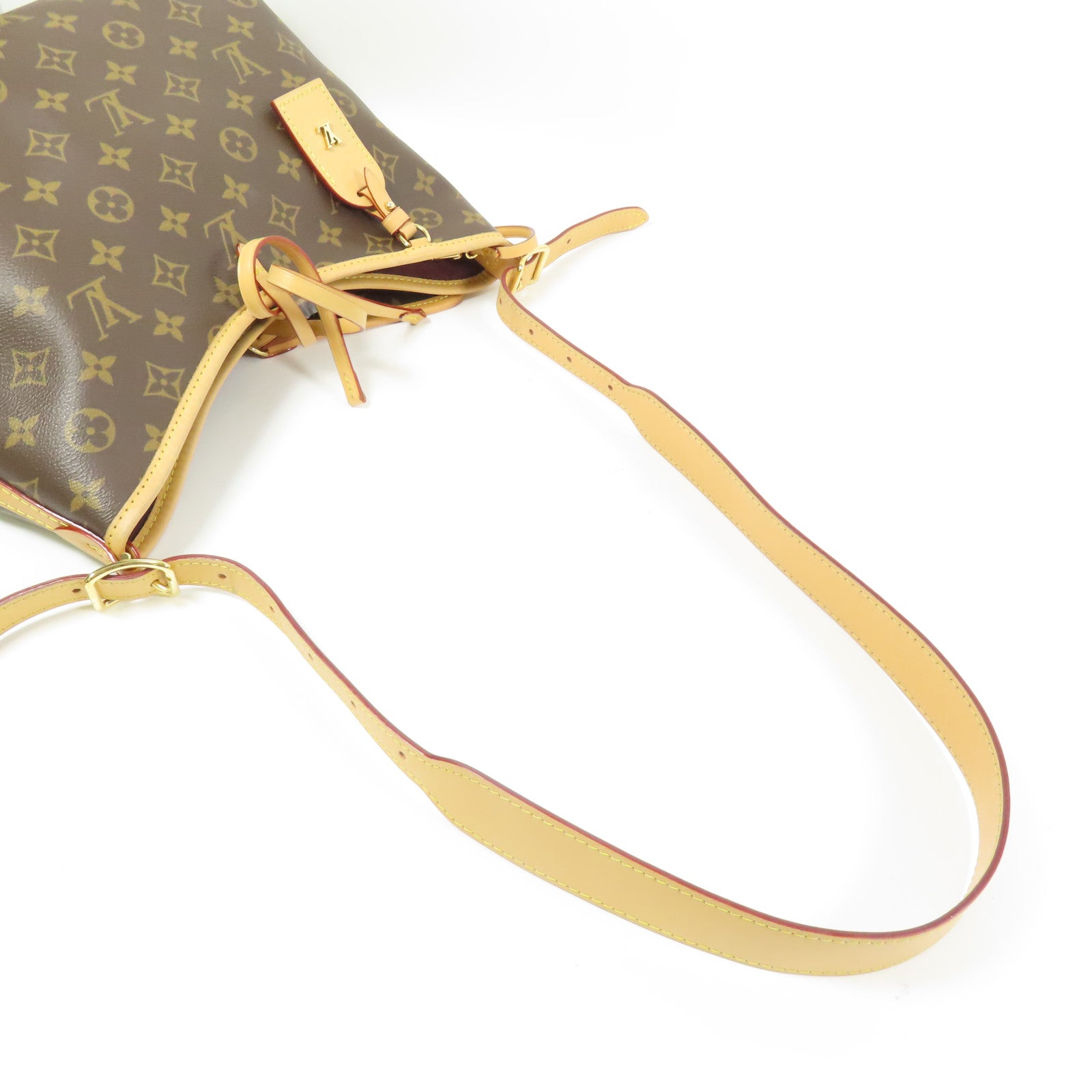 LOUIS VUITTON Monogram CarryAll PM金扣肩背袋
