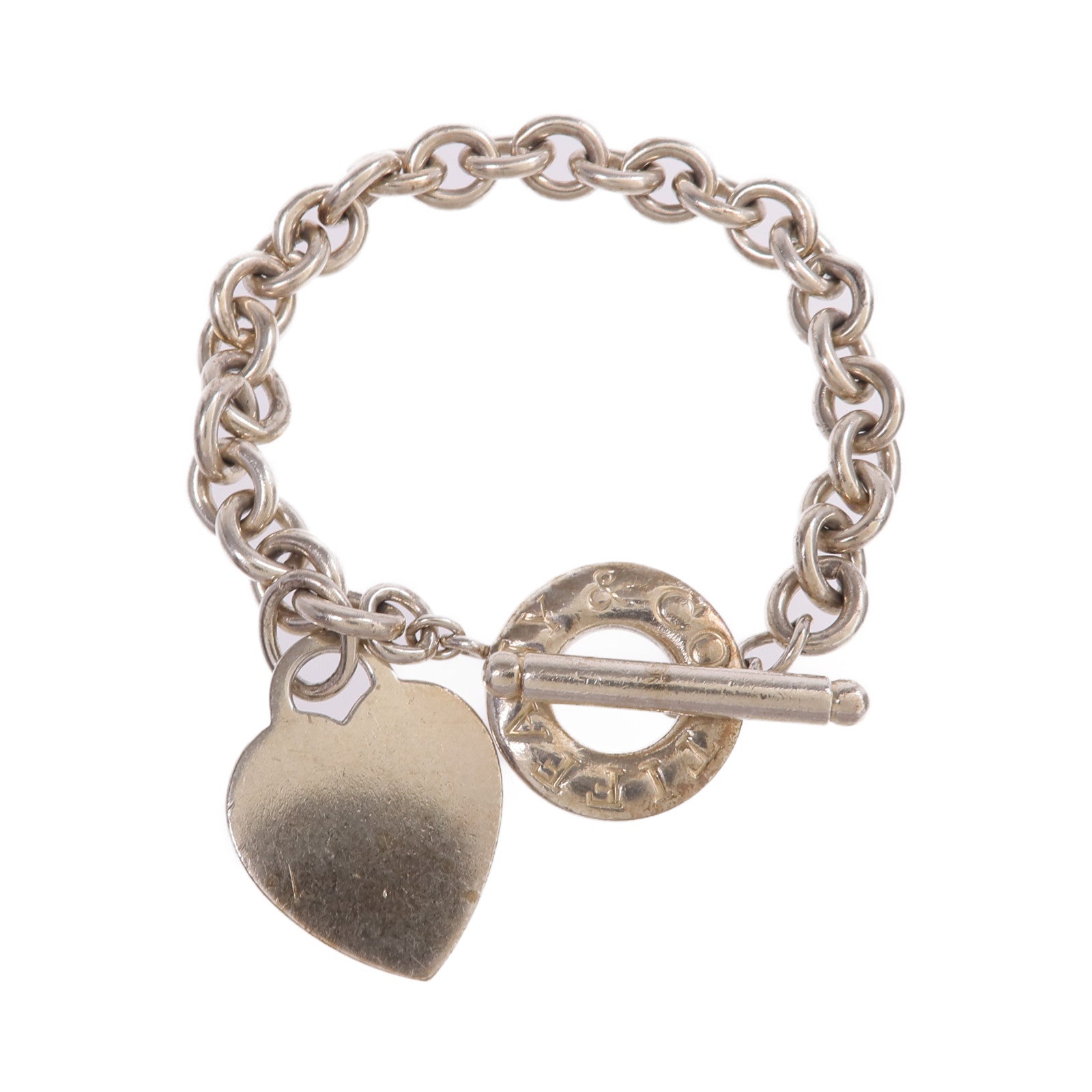 TIFFANY＆CO 925純銀Return To Heart Tag Bracelet手鏈