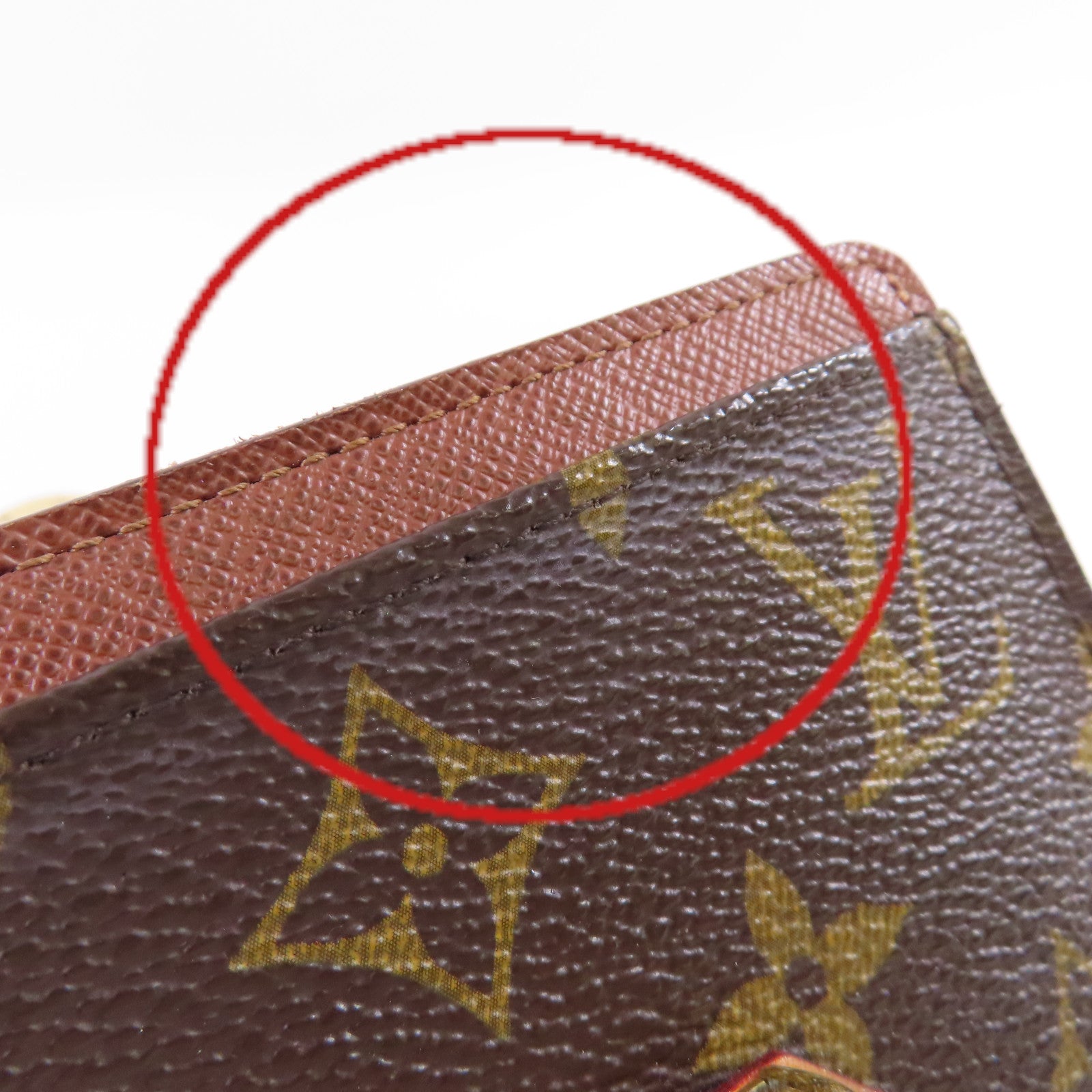 LOUIS VUITTON Monogram Joey Short Wallet金扣短錢包啡色