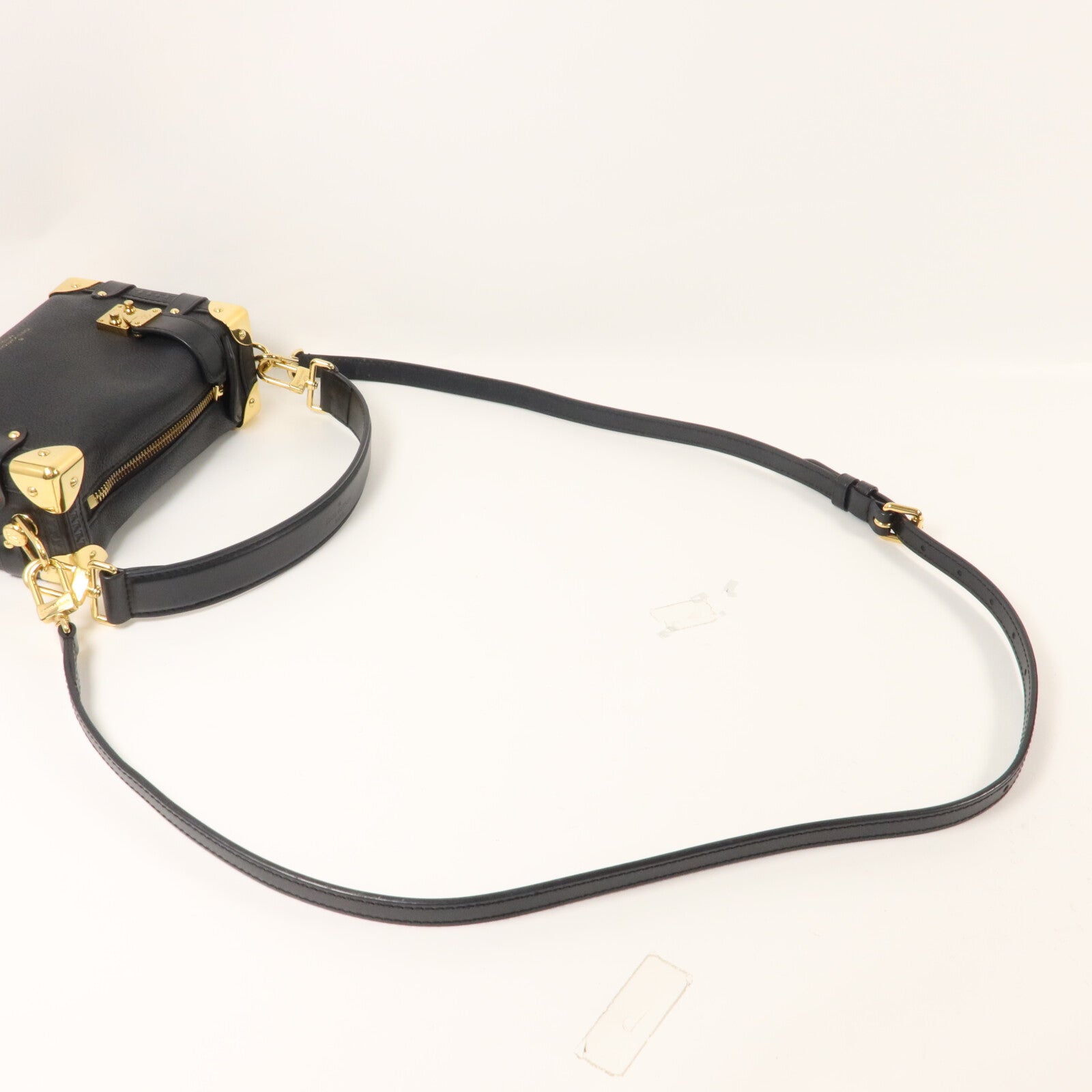 LOUIS VUITTON 牛皮皮革Side Trunk PM手挽肩背兩用袋