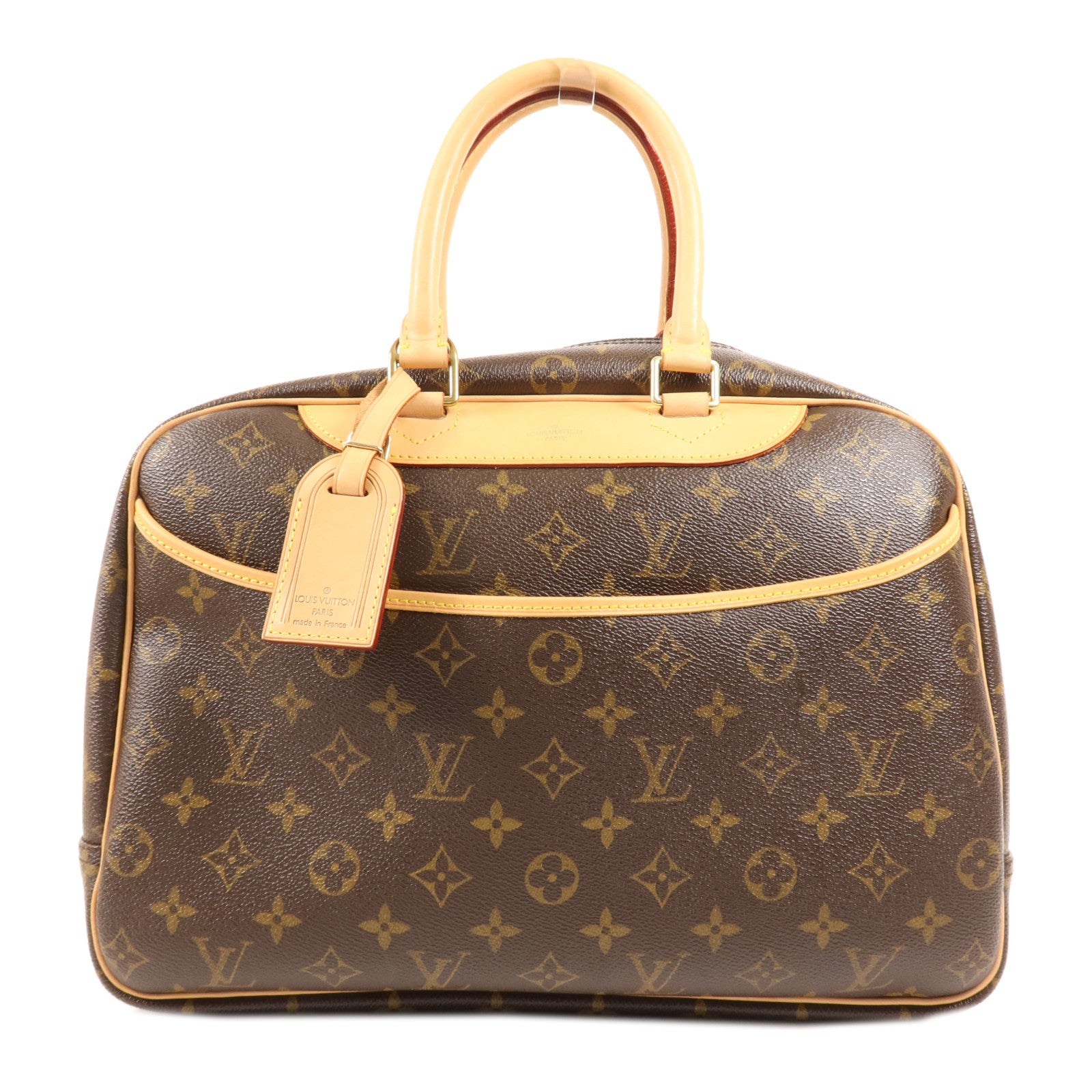 LOUIS VUITTON Monogram Deauville金扣手挽袋