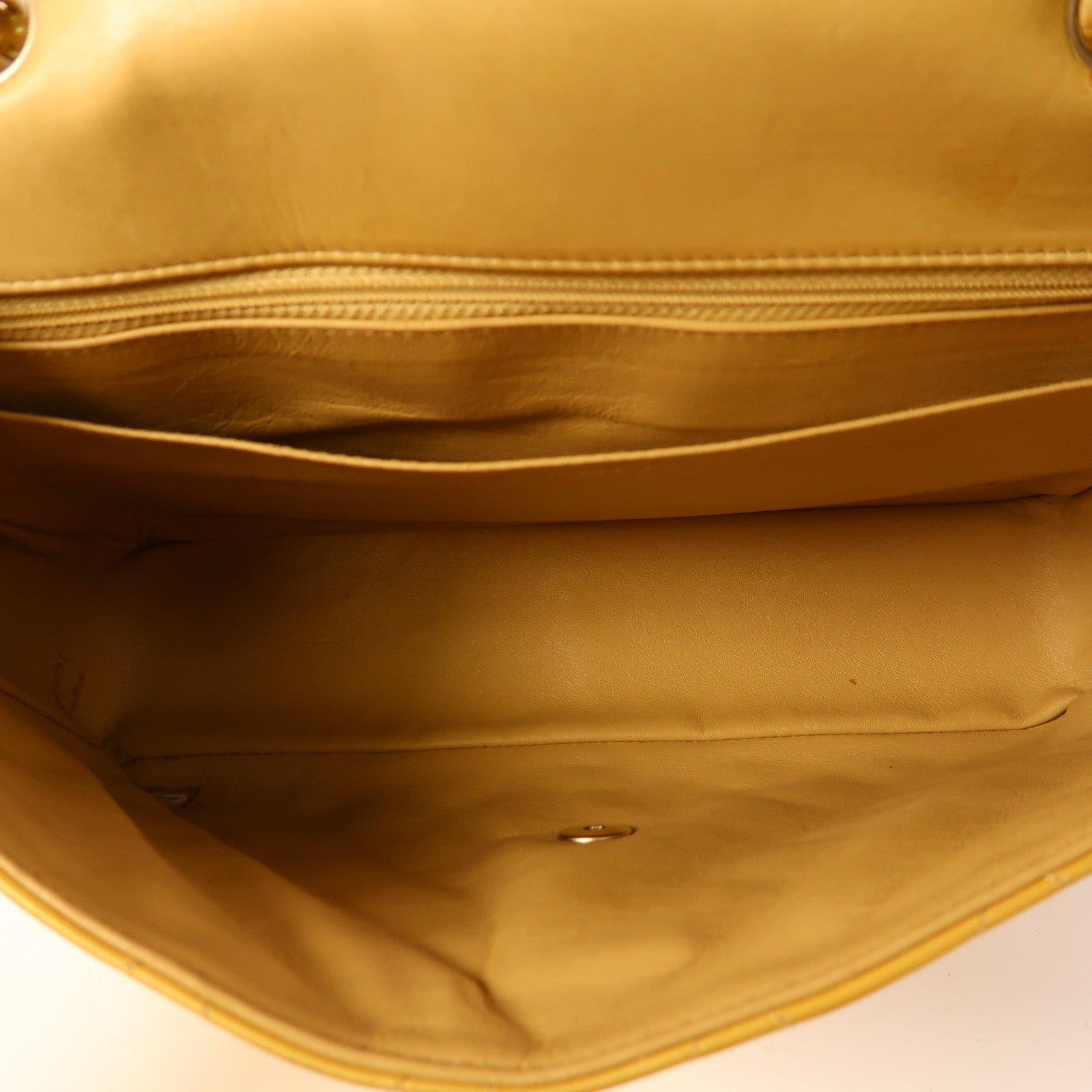 CHANEL 漆皮皮革Large Classic金扣鏈帶肩背袋