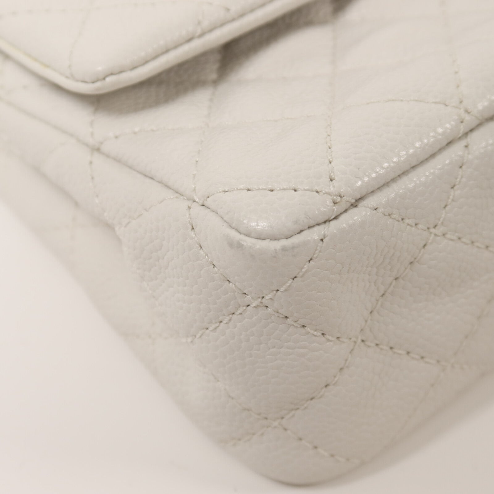 CHANEL 牛皮皮革Classic 25銀扣鏈帶肩背袋