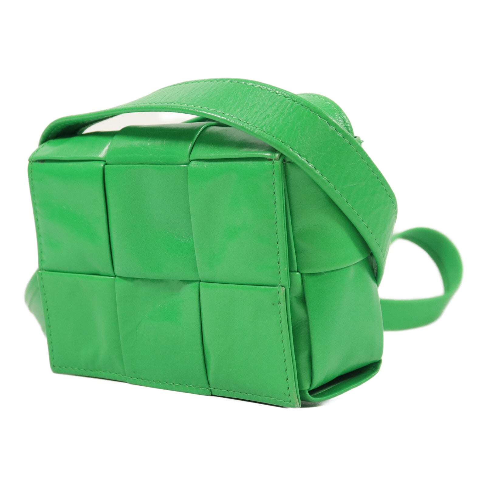 BOTTEGA VENETA 羊皮皮革Cassette Mini肩背袋
