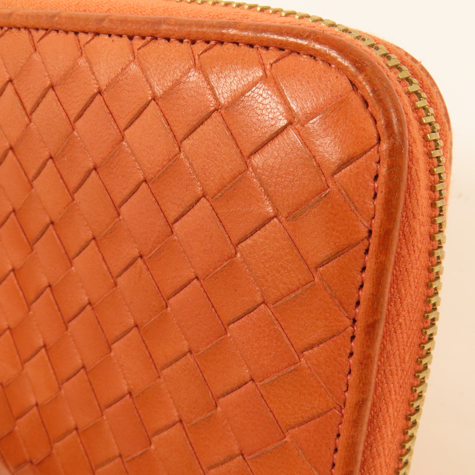 BOTTEGA VENETA 織紋皮革Long Wallet金扣長錢包
