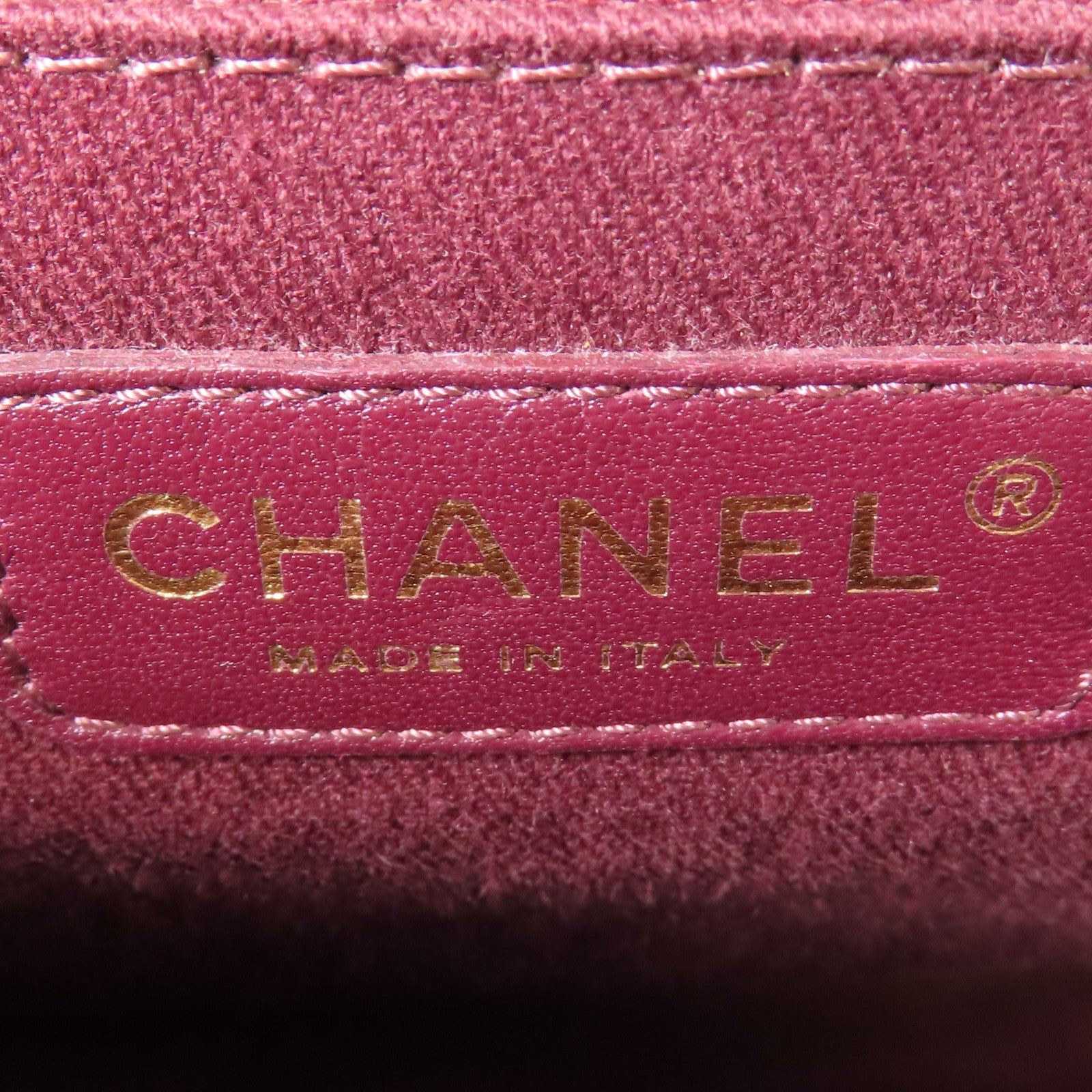 CHANEL 羊皮皮革Chain Shoulder金扣鏈帶肩背袋