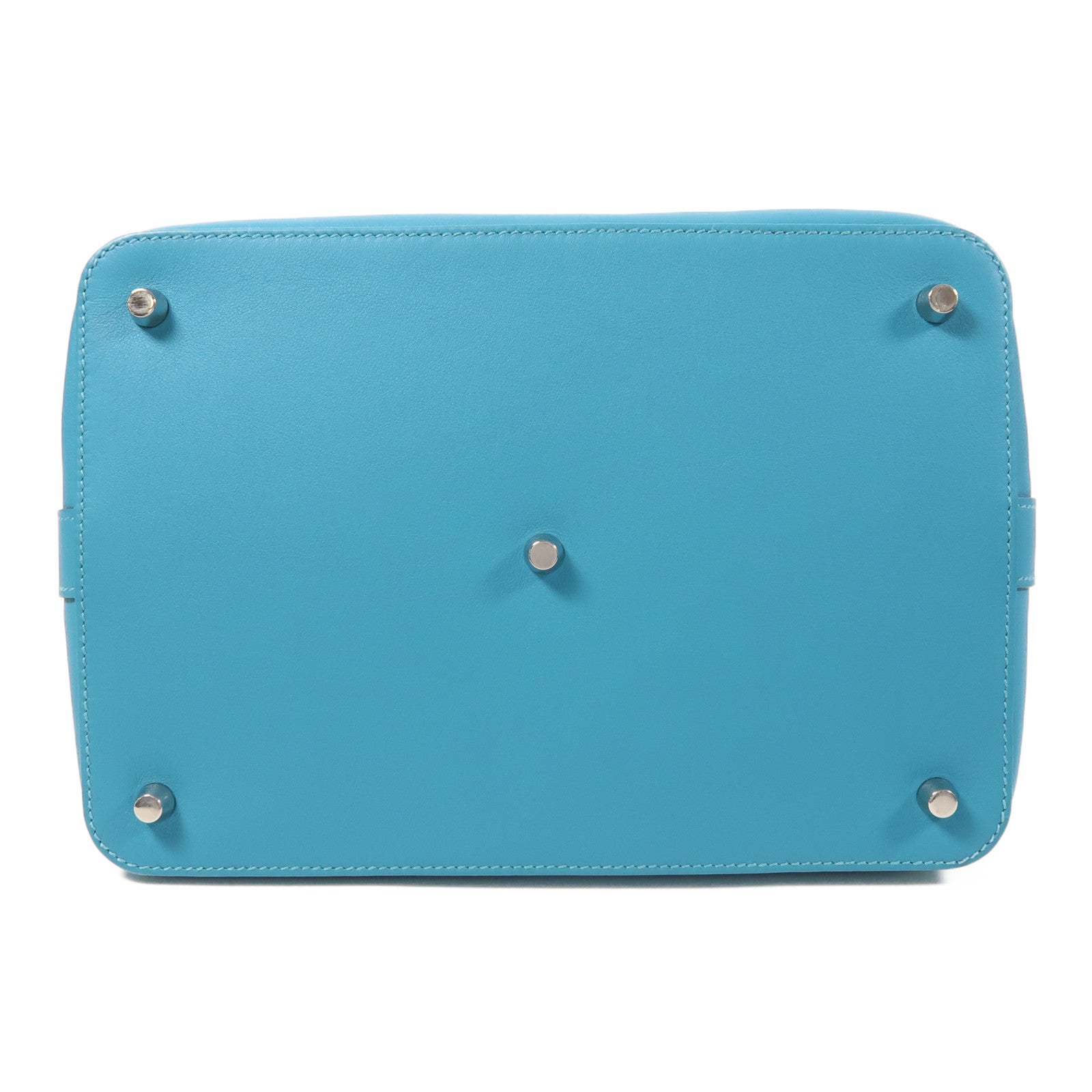 HERMES Swift皮革Toolbox 26銀扣手挽肩背兩用袋