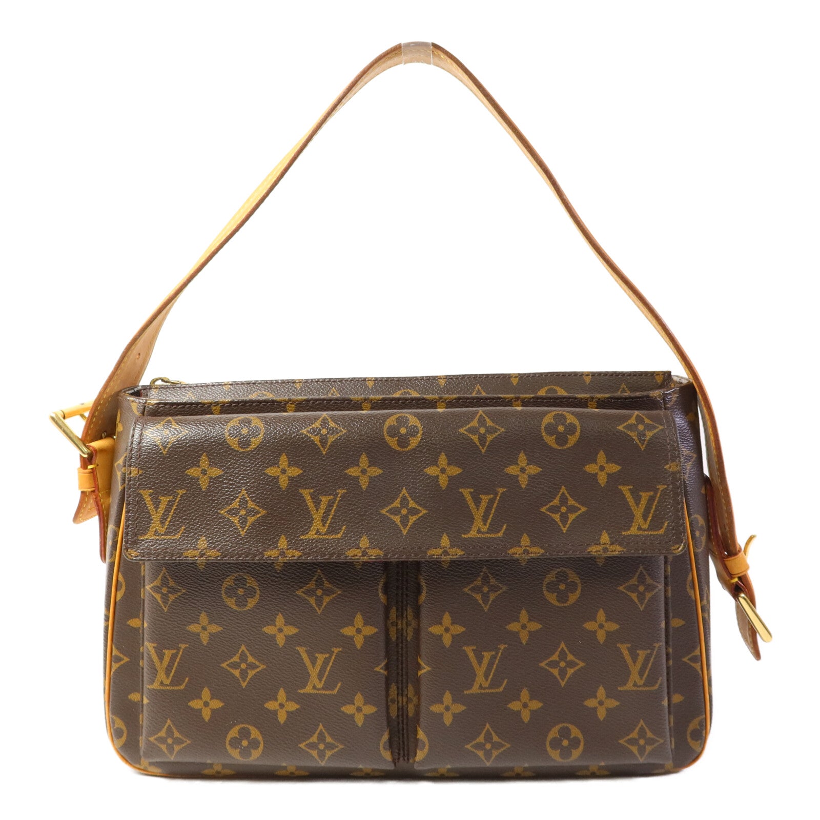 LOUIS VUITTON Monogram Viva Cite GM金扣肩背袋