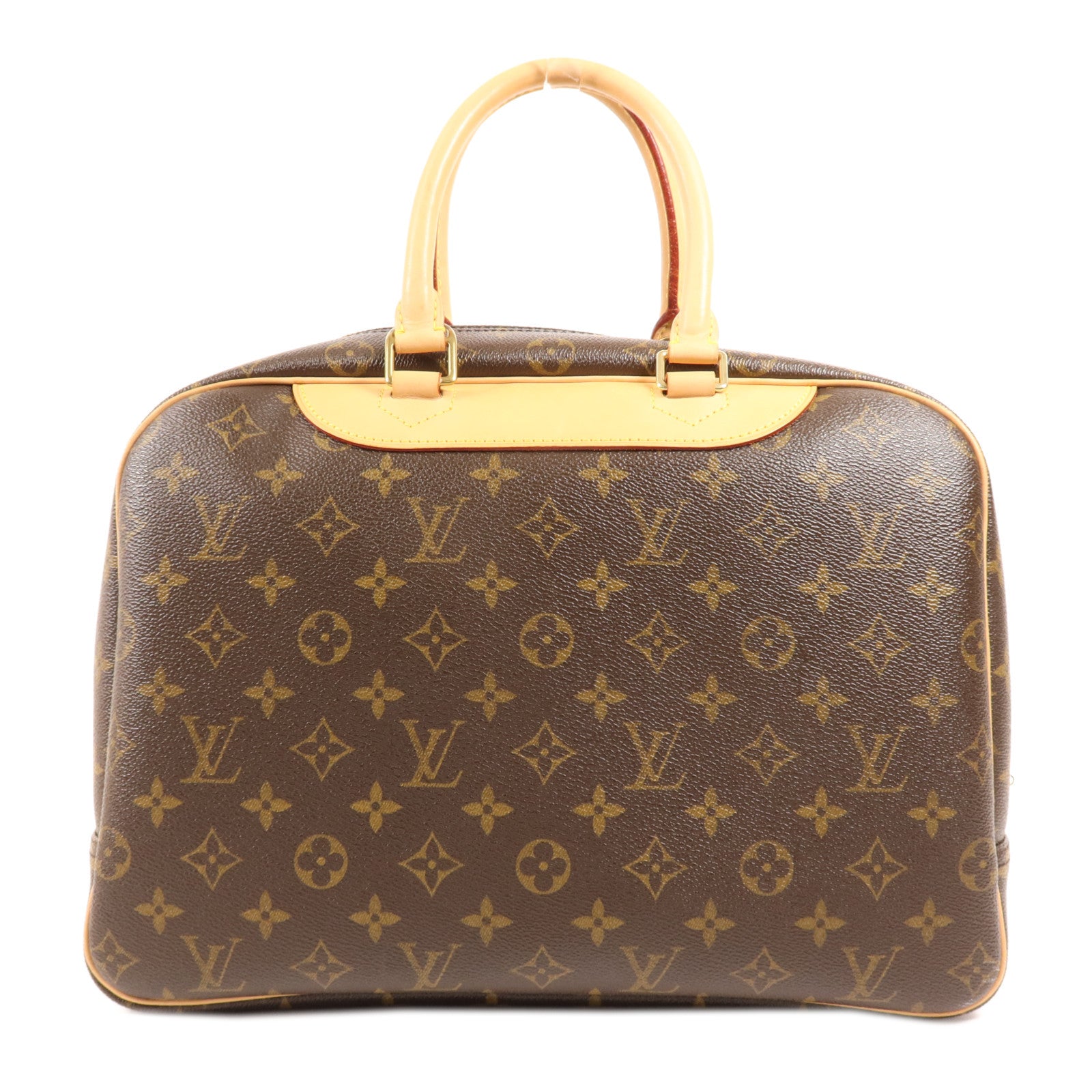 LOUIS VUITTON Monogram Deauville金扣手挽袋