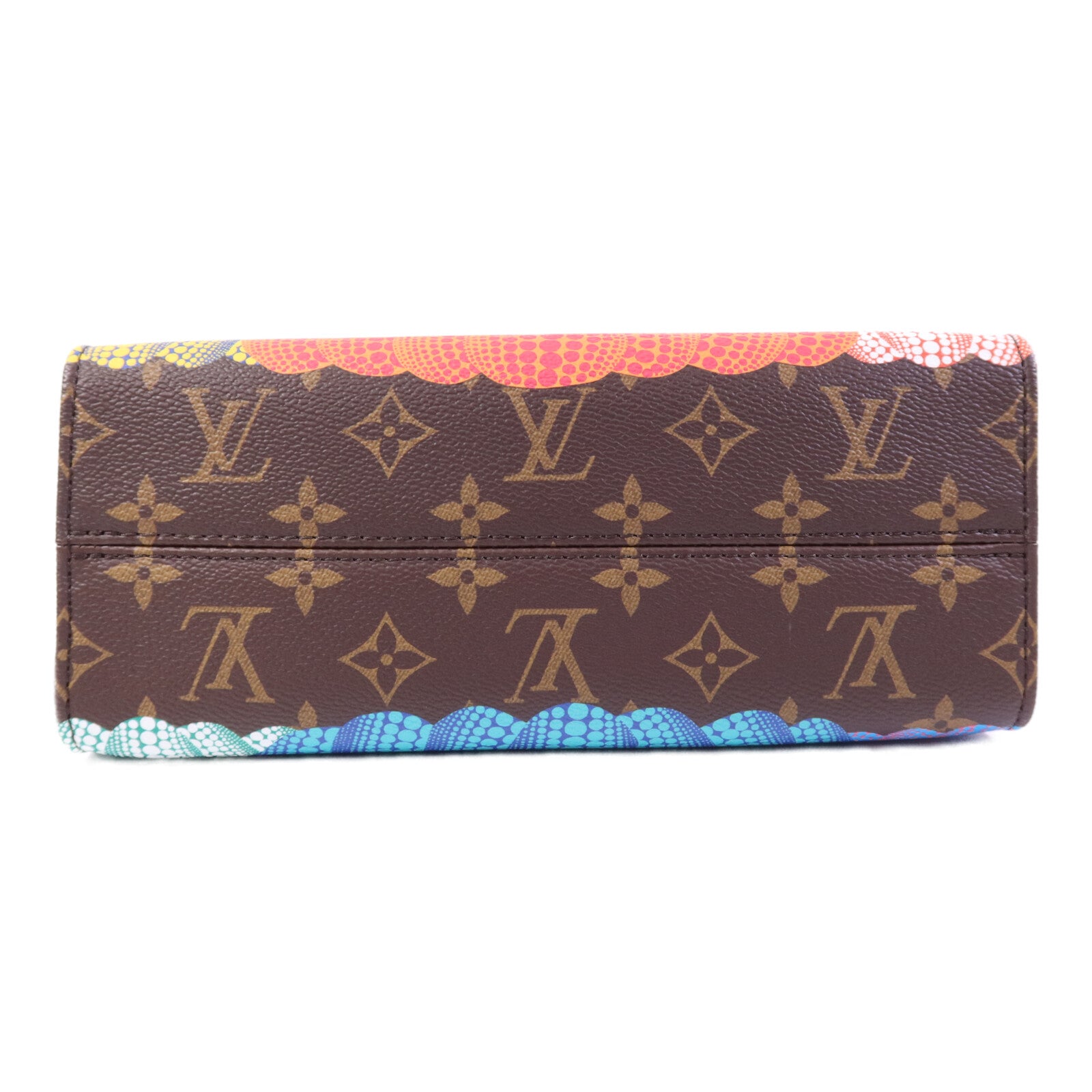 LOUIS VUITTON Monogram LV x YK On the Go PM金扣手挽肩背兩用袋