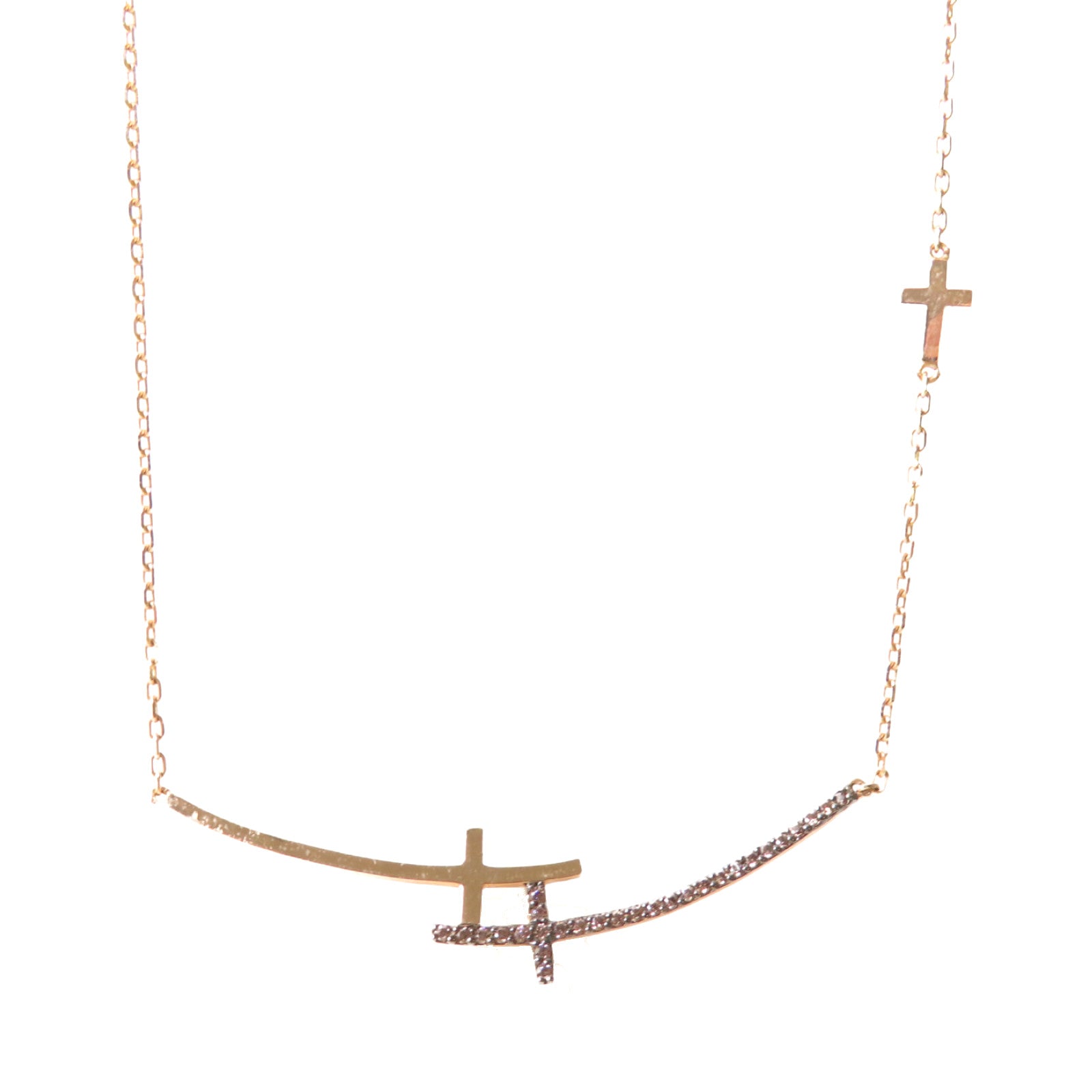 JEWELRY 14K玫瑰金/啡色鑽石Brown Diamond Necklace項鏈