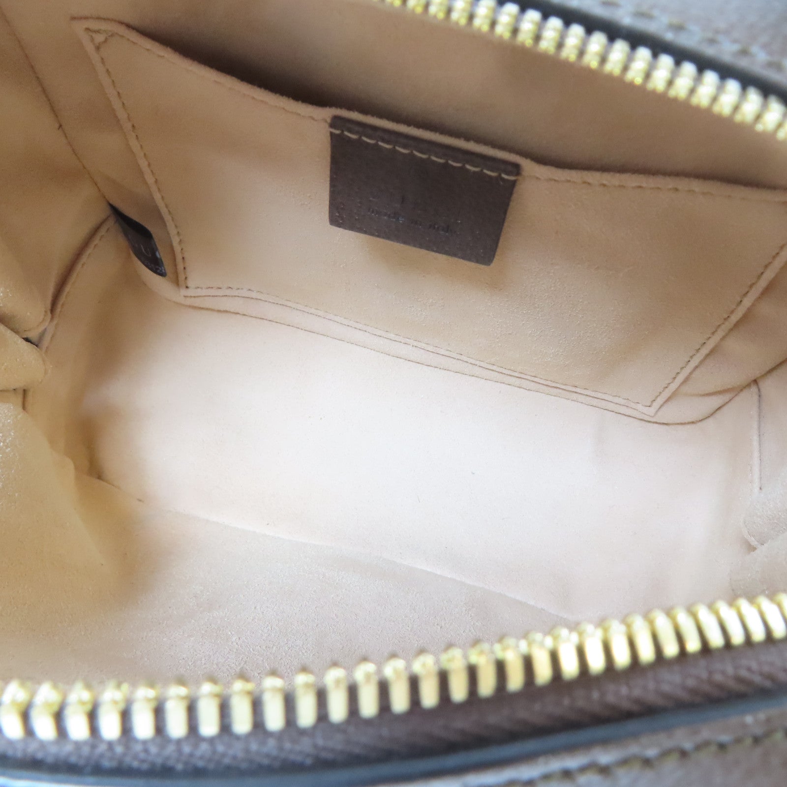 GUCCI 塗層帆布Chain Shoulder Bag金扣手挽肩背兩用袋啡色