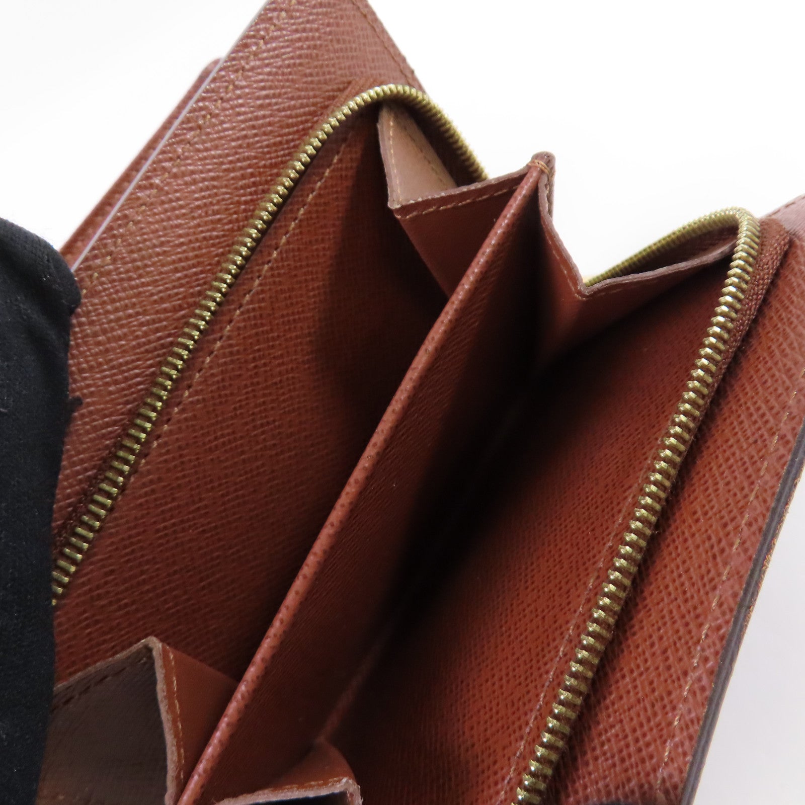 LOUIS VUITTON Monogram Joey Short Wallet金扣短錢包啡色