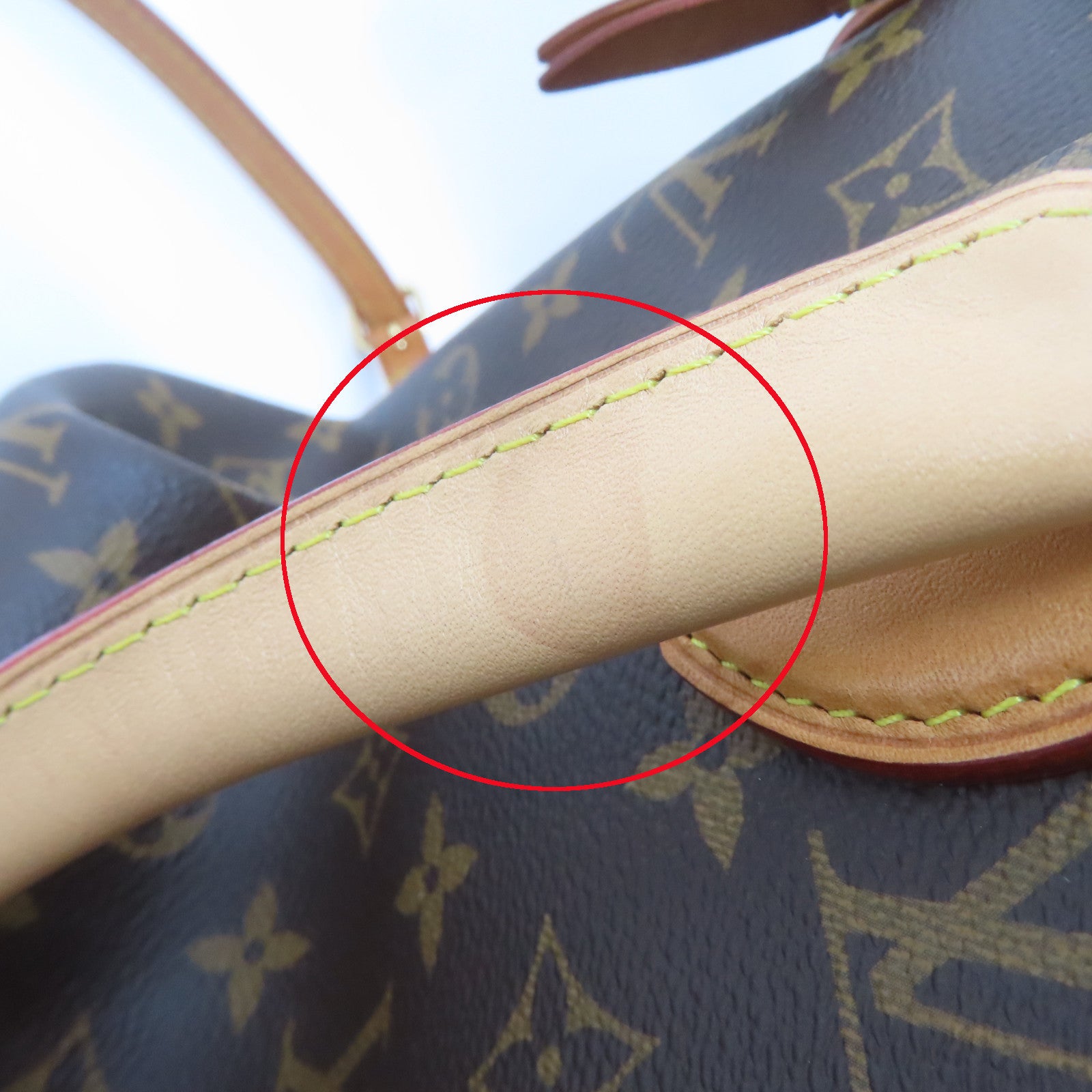 LOUIS VUITTON Monogram Rivoli MM金扣手挽肩背兩用袋啡色