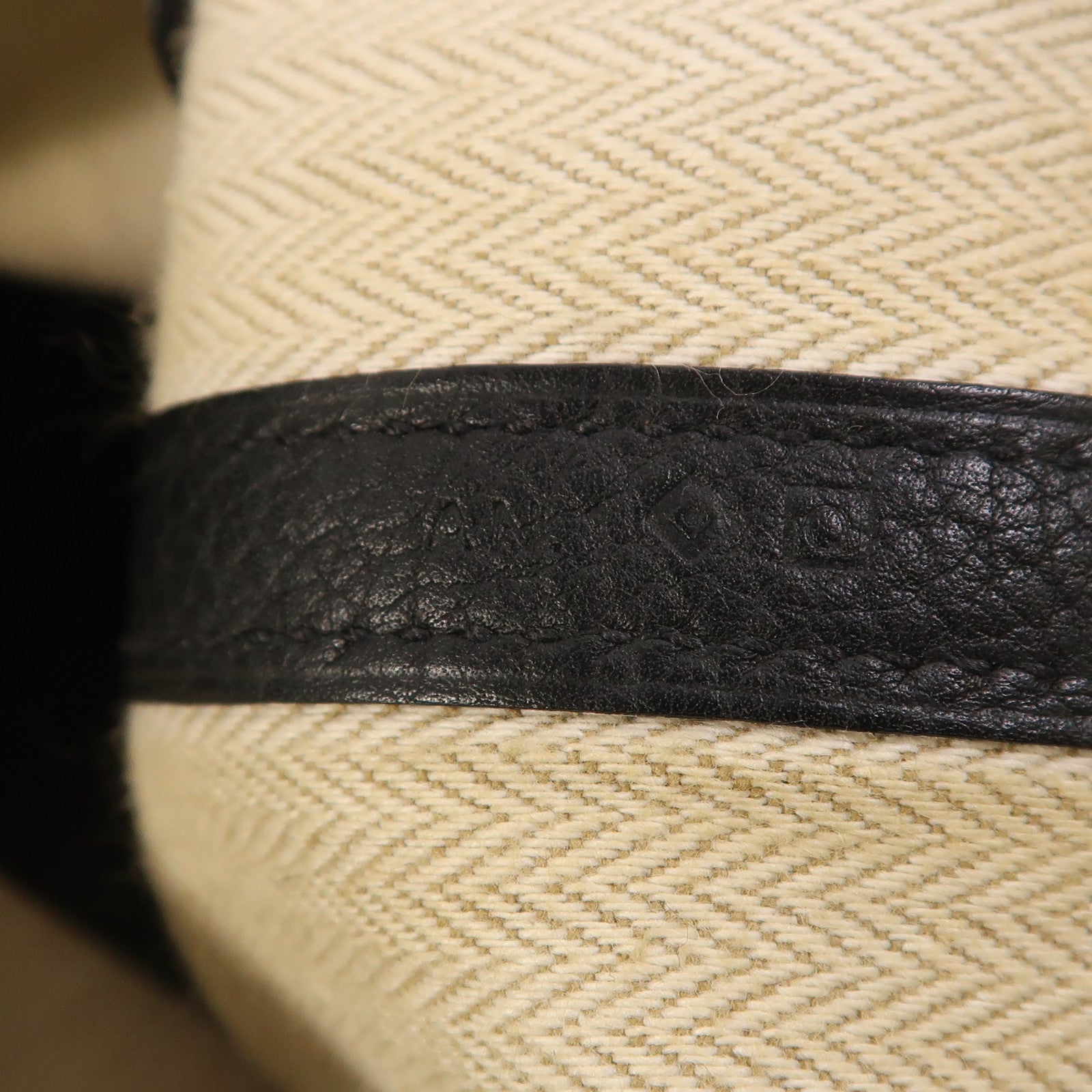 HERMES Negonda皮革Garden Party PM銀扣手挽袋Noir