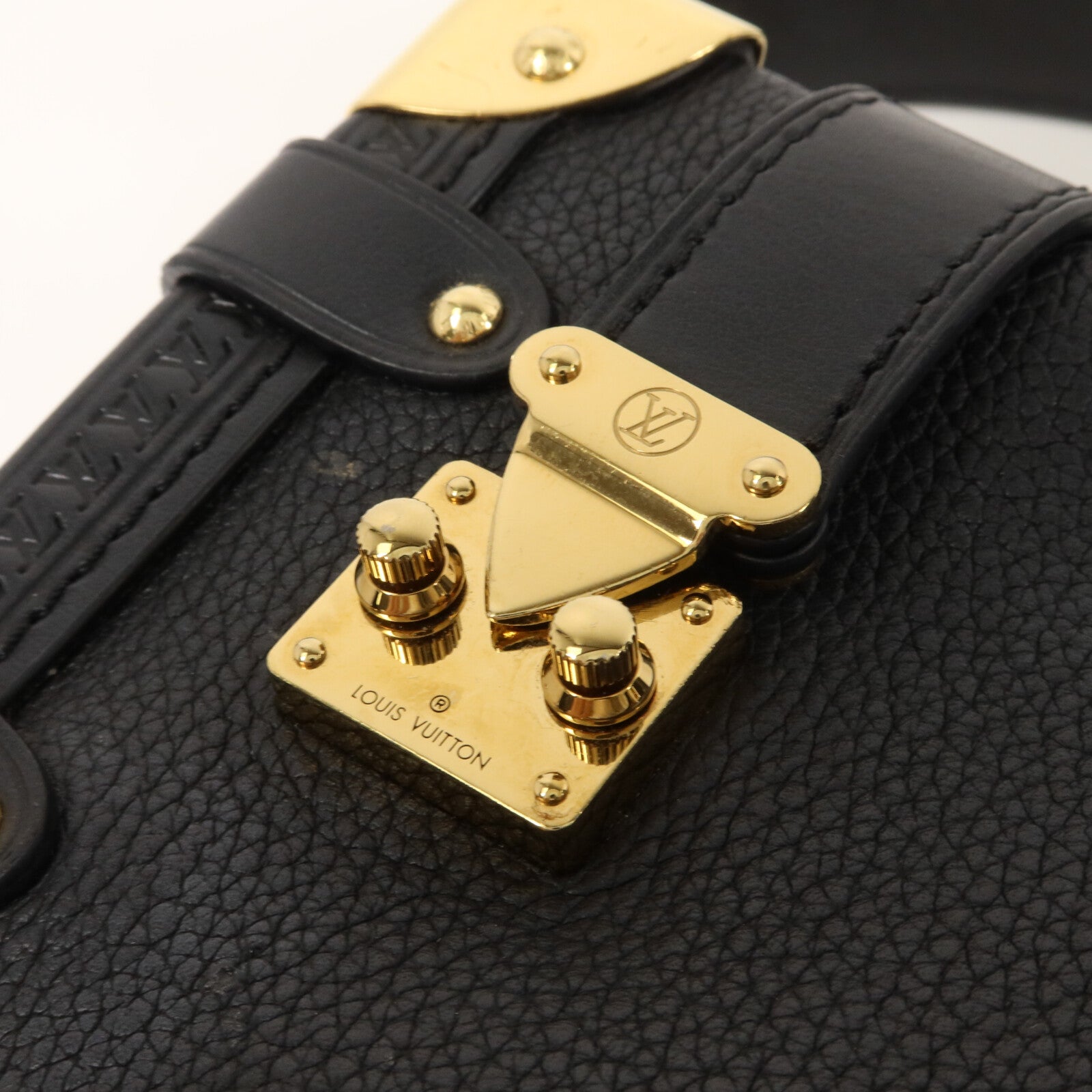 LOUIS VUITTON 牛皮皮革Side Trunk PM手挽肩背兩用袋