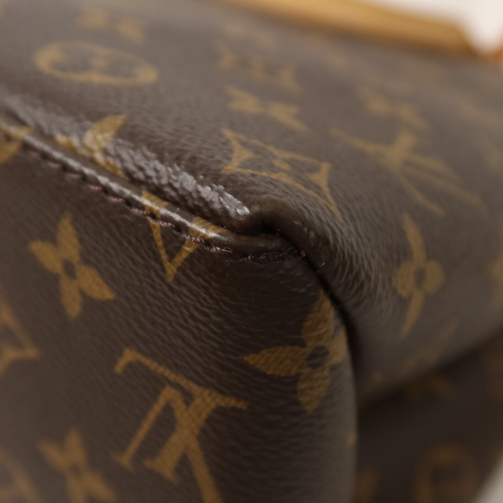 LOUIS VUITTON Monogram Petit Palais手挽肩背兩用袋棕色