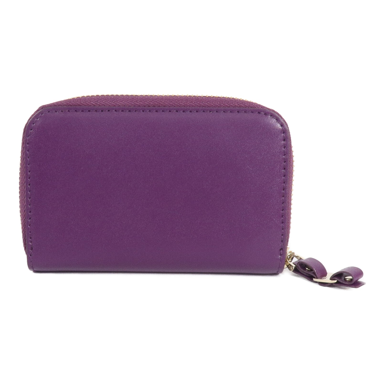 Salvatore Ferragamo 牛皮皮革Vara Bow Coin Purse零錢包/卡片套