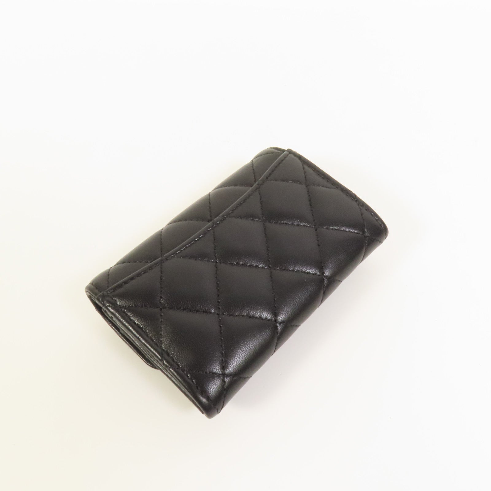 CHANEL 羊皮皮革Card Case金扣卡片套