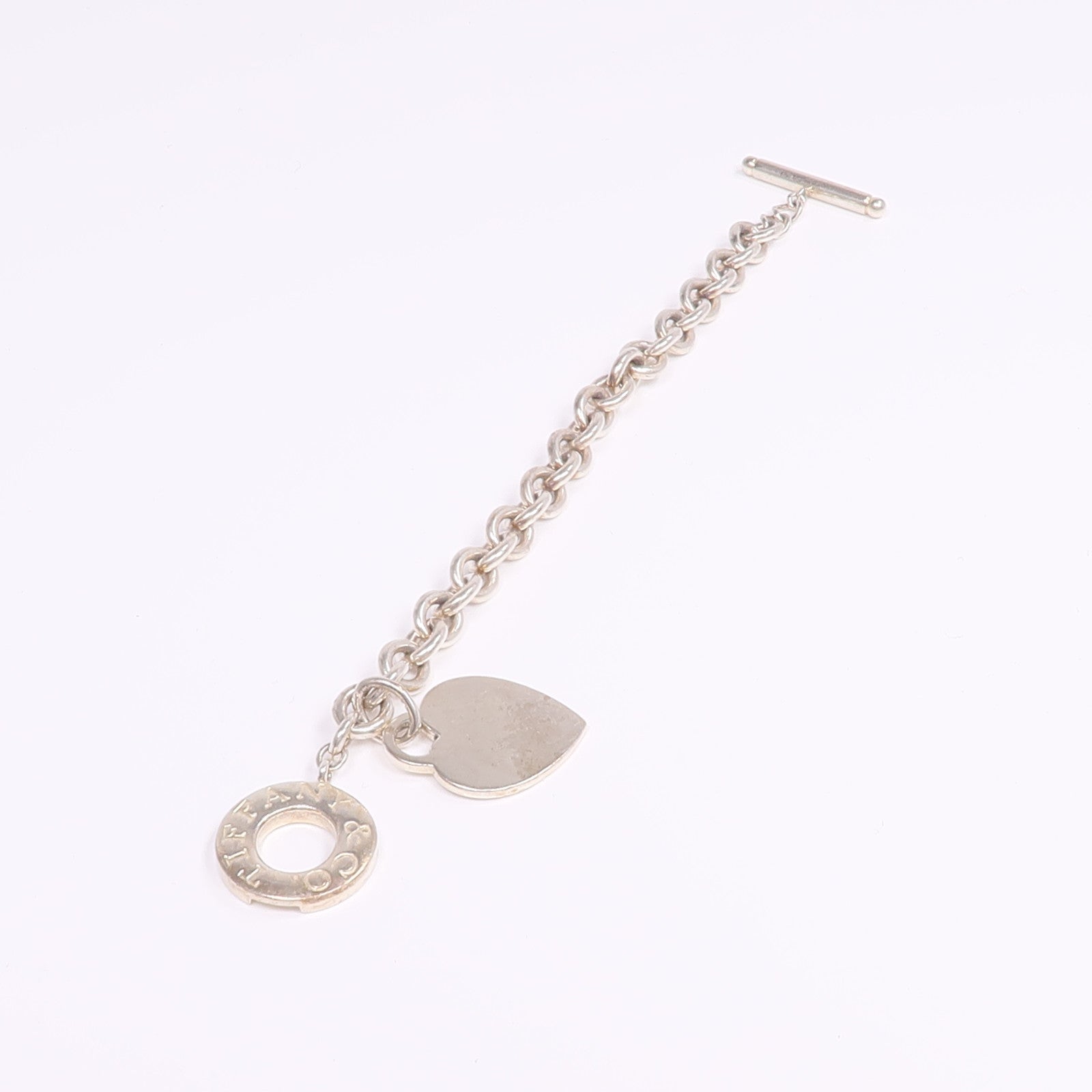 TIFFANY＆CO 925純銀Return To Heart Tag Bracelet手鏈