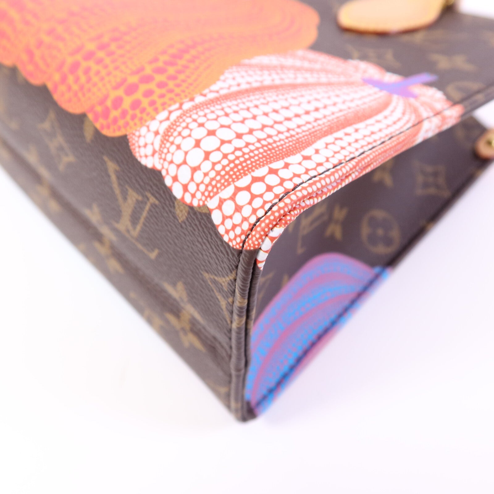 LOUIS VUITTON Monogram LV x YK On the Go PM金扣手挽肩背兩用袋