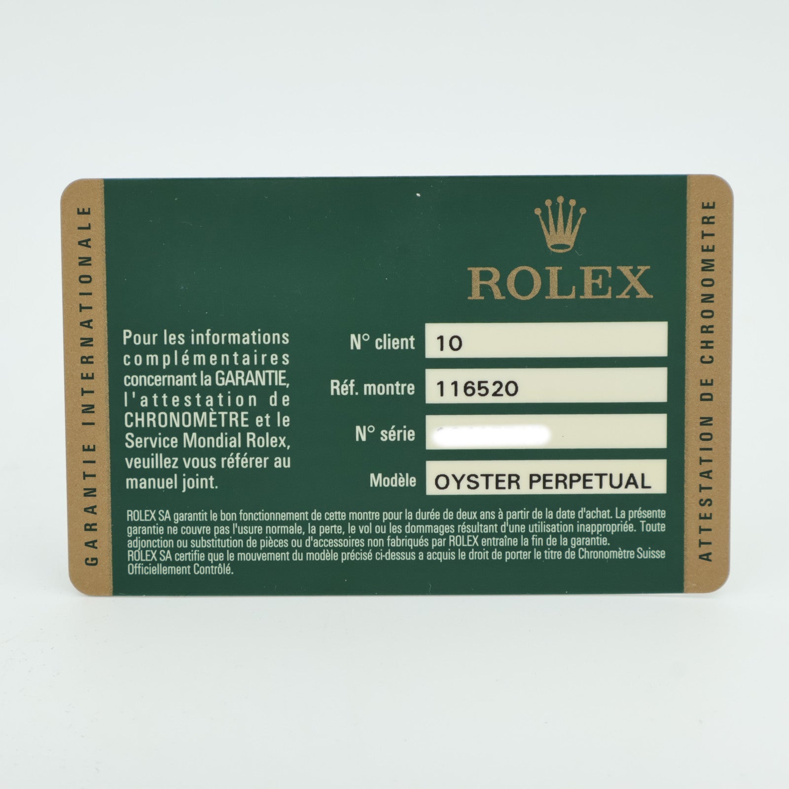 ROLEX Daytona 116520
