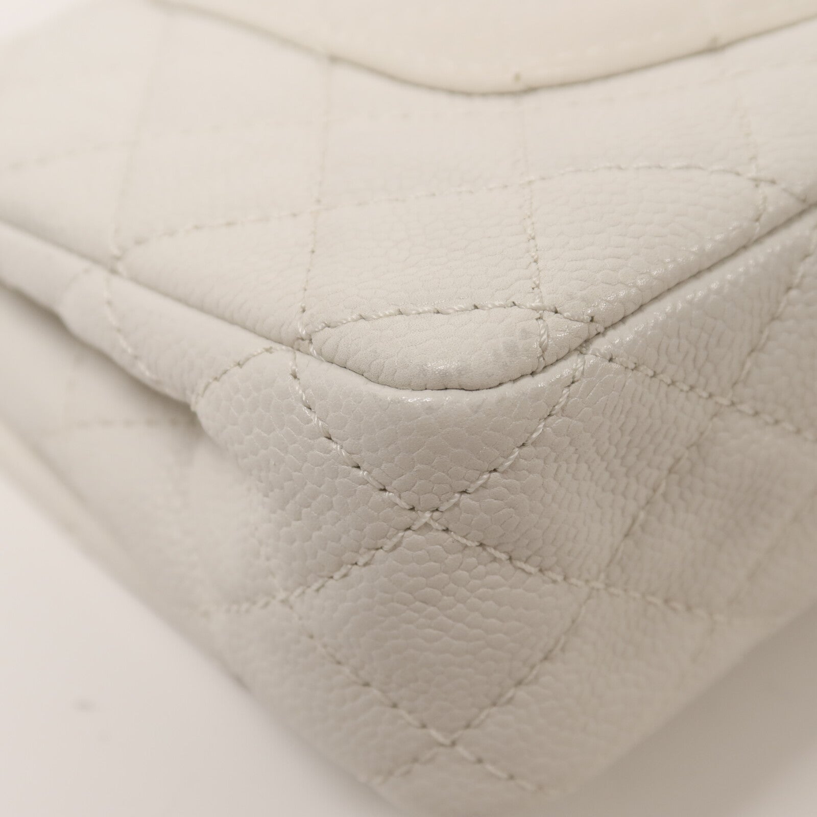 CHANEL 牛皮皮革Classic 25銀扣鏈帶肩背袋