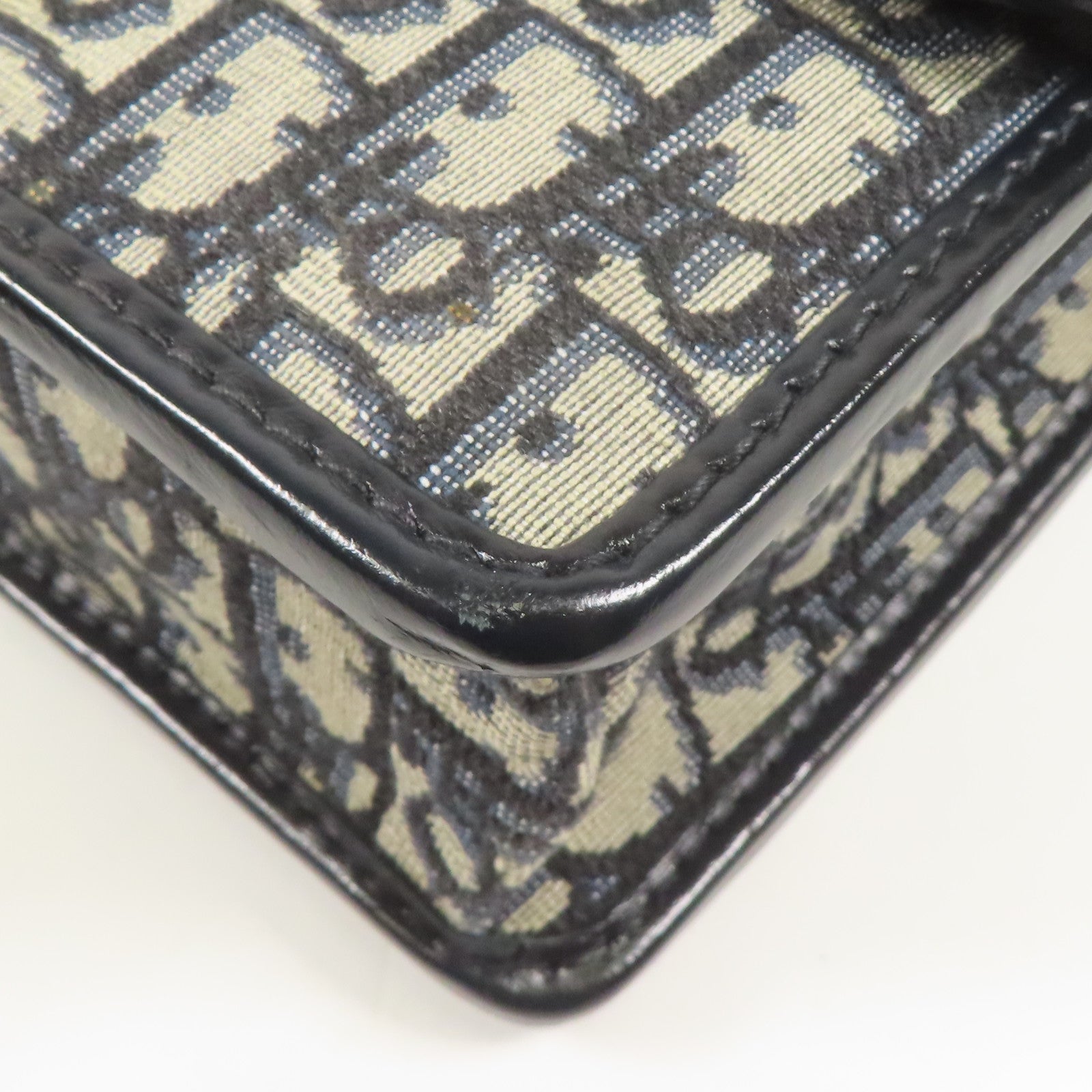 Dior 帆布Montaigne 30金扣肩背袋