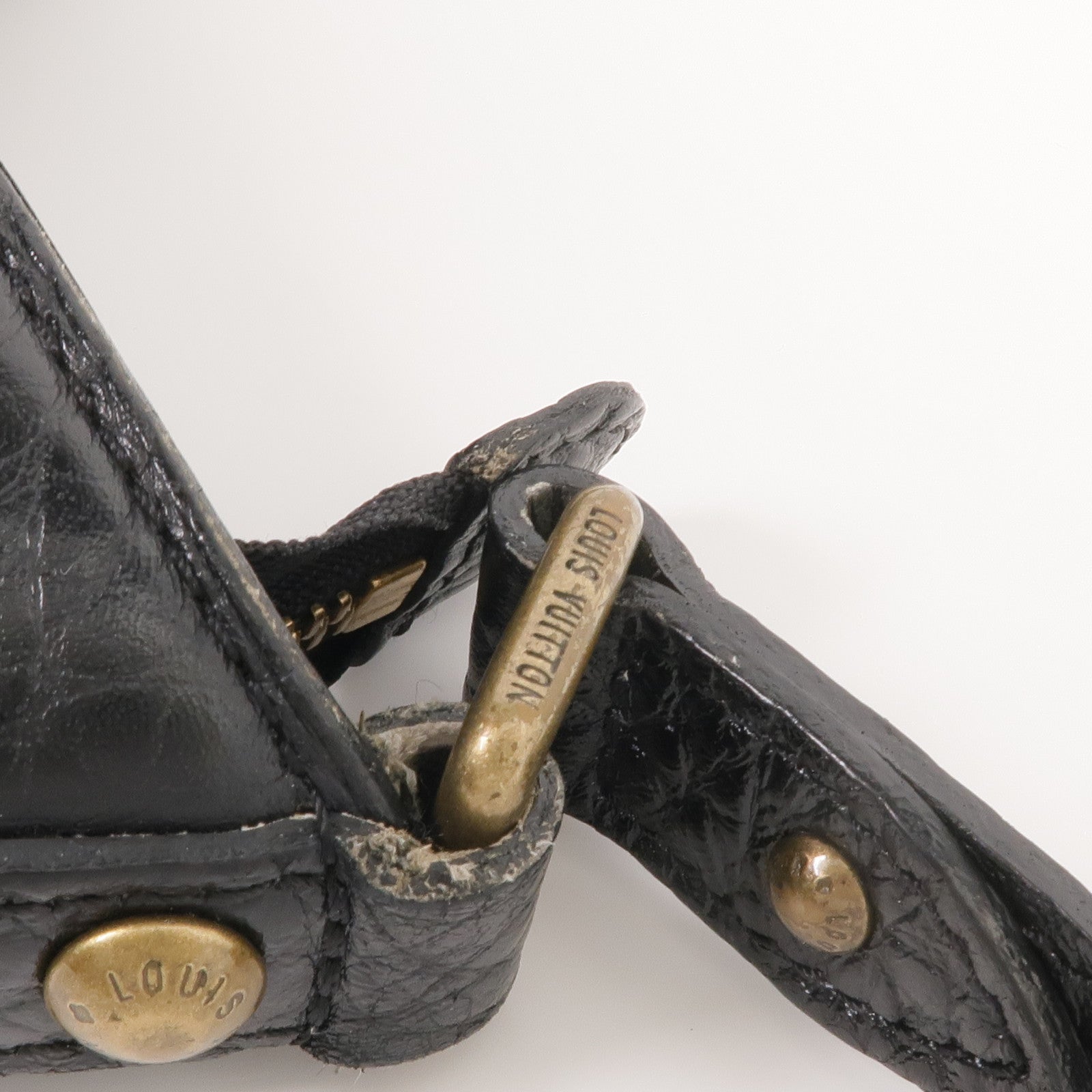 LOUIS VUITTON Monogram Denim Slightly金扣肩背袋