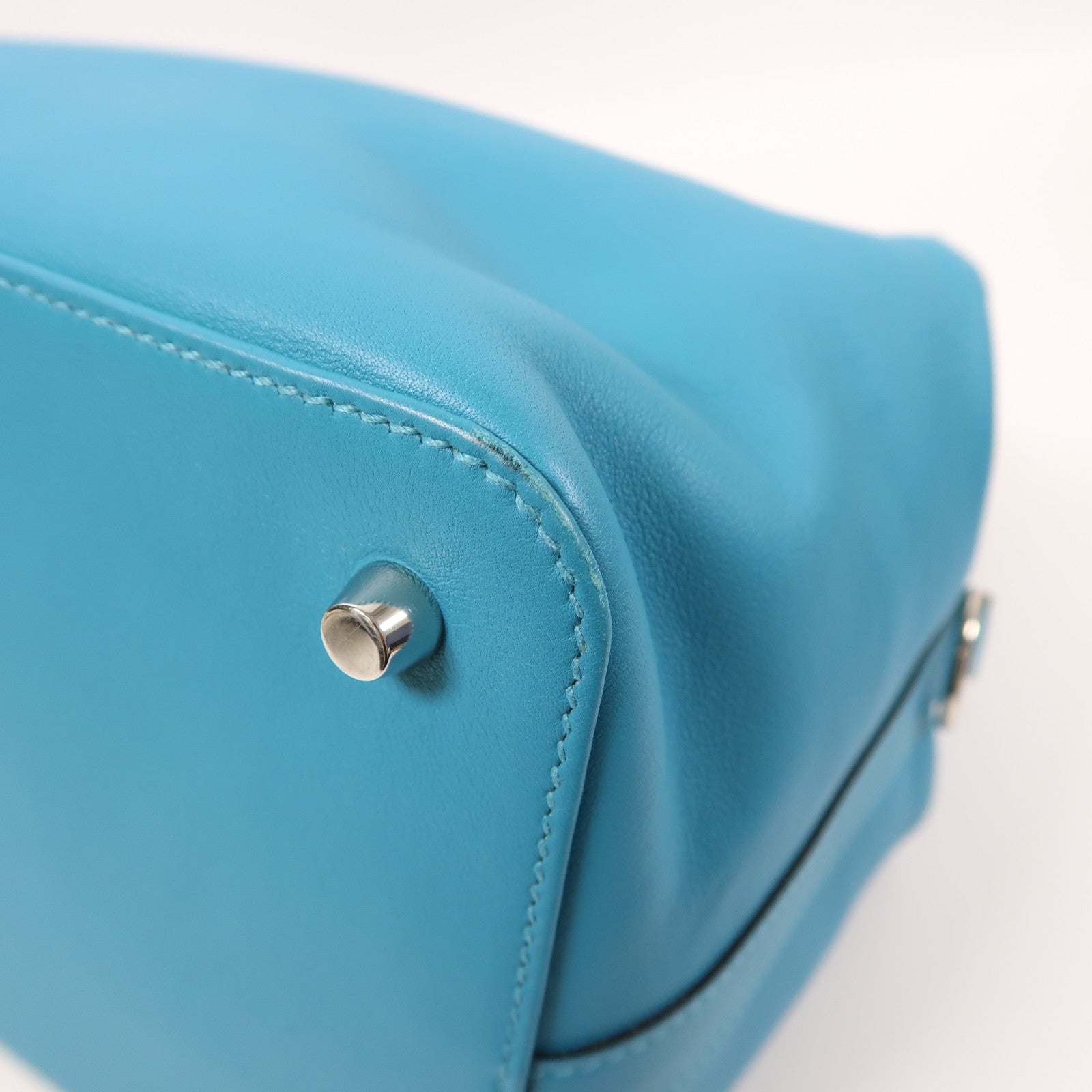 HERMES Swift皮革Toolbox 26銀扣手挽肩背兩用袋