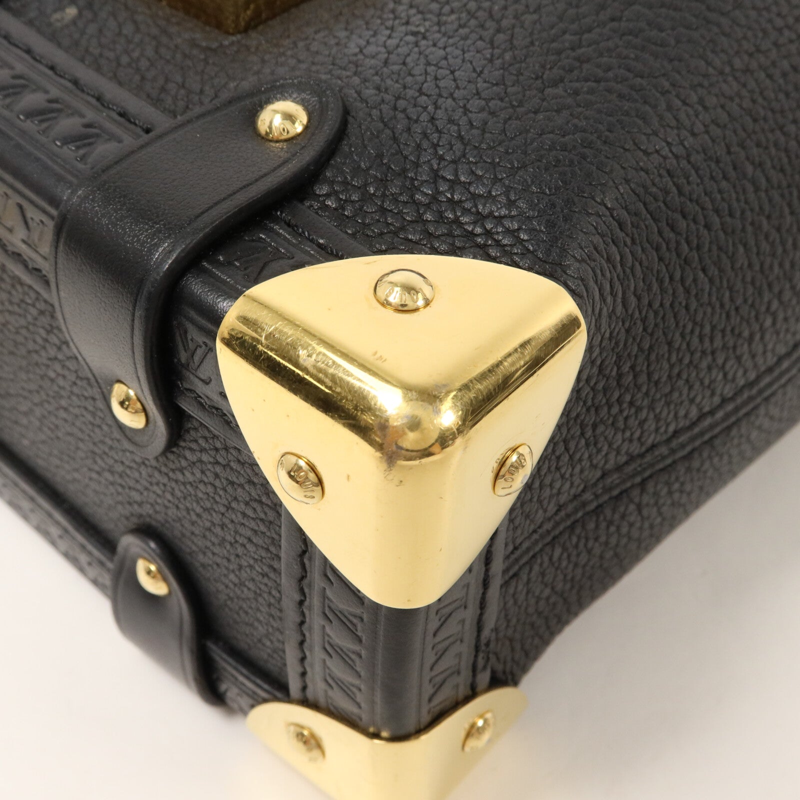 LOUIS VUITTON 牛皮皮革Side Trunk PM手挽肩背兩用袋