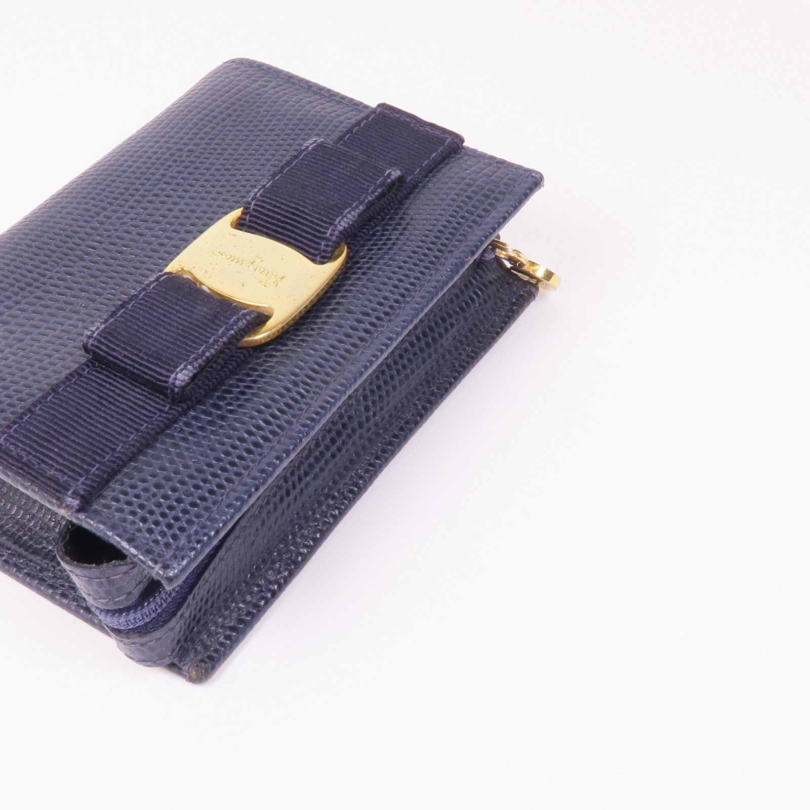 Salvatore Ferragamo 牛皮皮革Coin Purse金扣零錢包