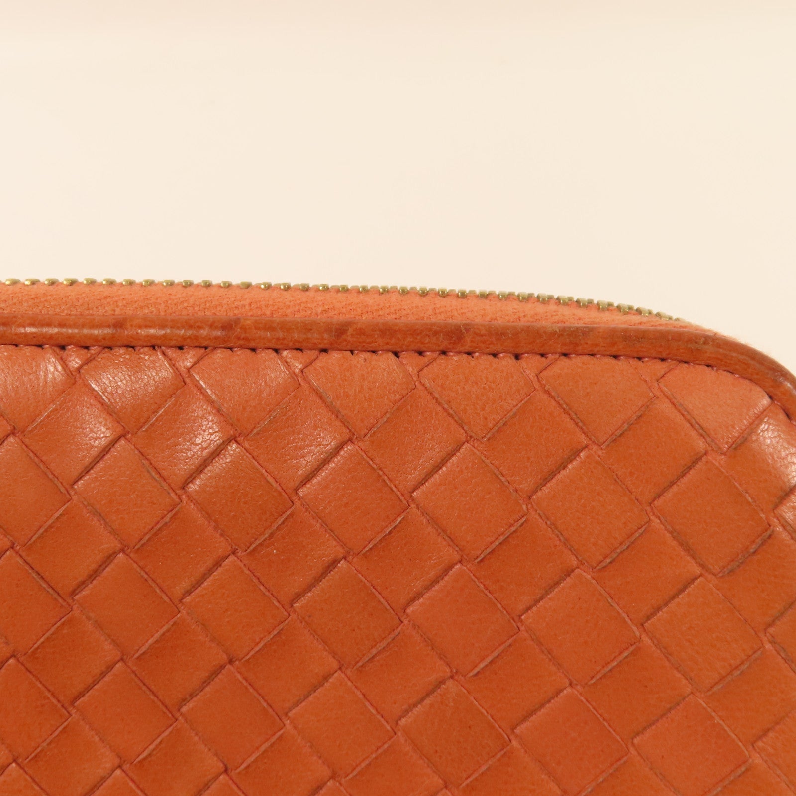 BOTTEGA VENETA 織紋皮革Long Wallet金扣長錢包
