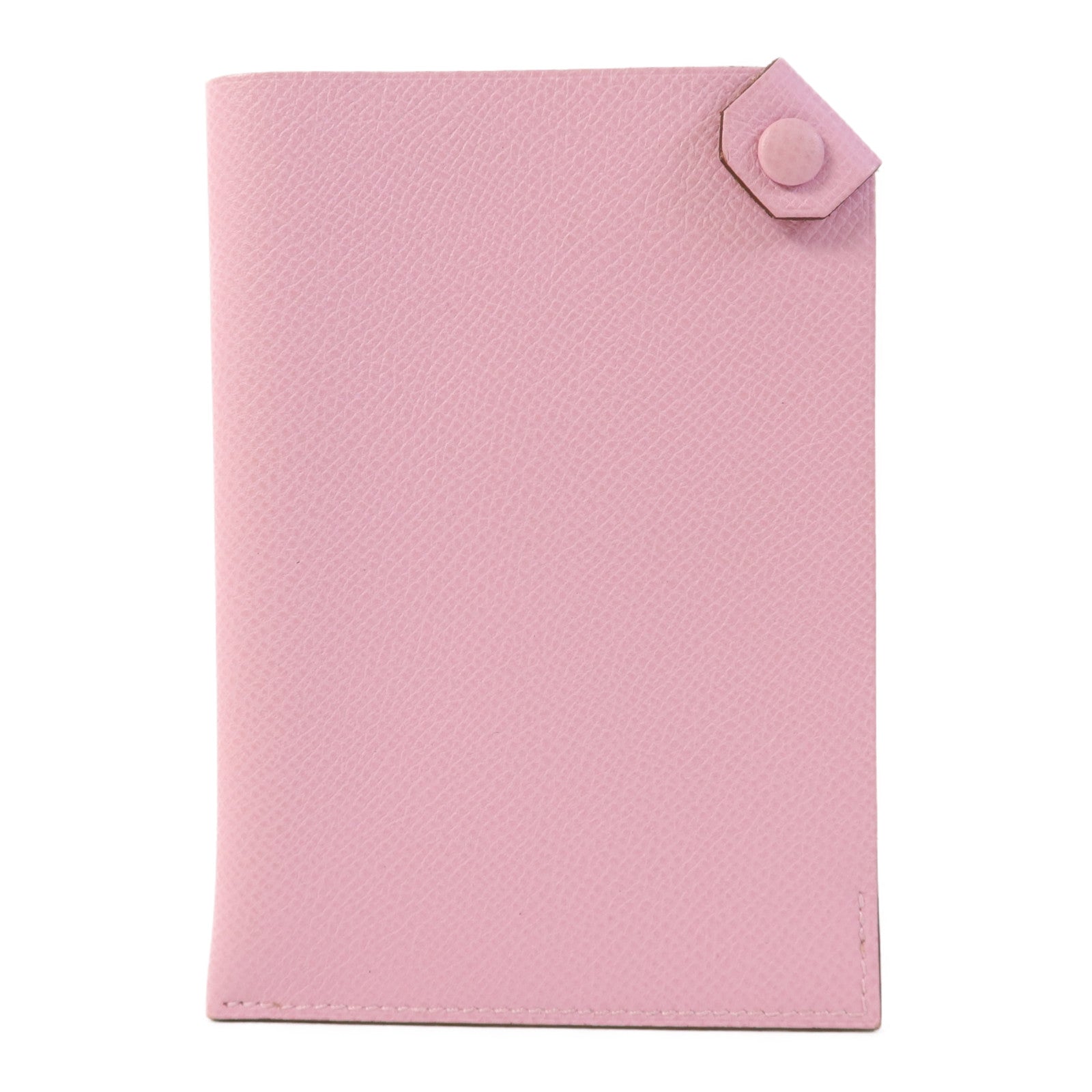 HERMES Epsom皮革Passpart Case銀扣護照套Mauve Sylvestre
