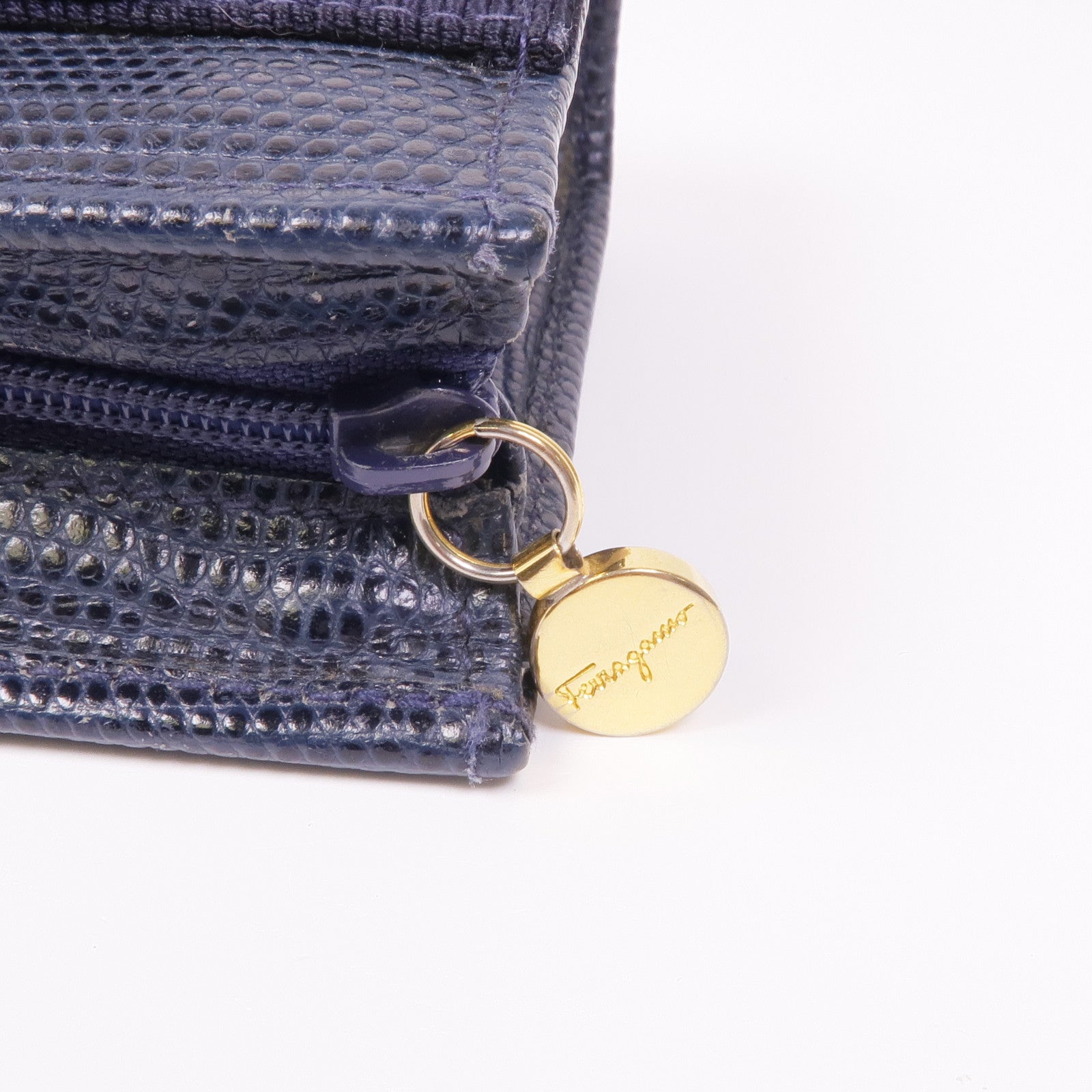 Salvatore Ferragamo 牛皮皮革Coin Purse金扣零錢包