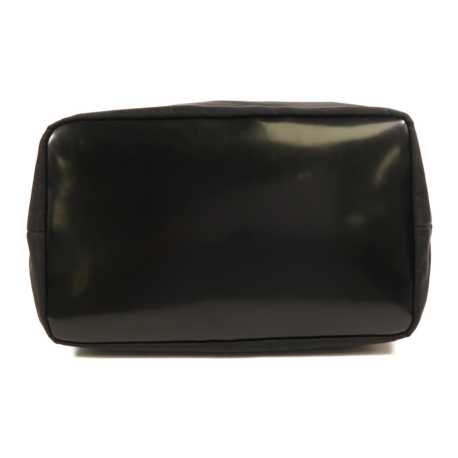 GUCCI 尼龍/漆皮皮革Shoulder Bag銀扣肩背袋